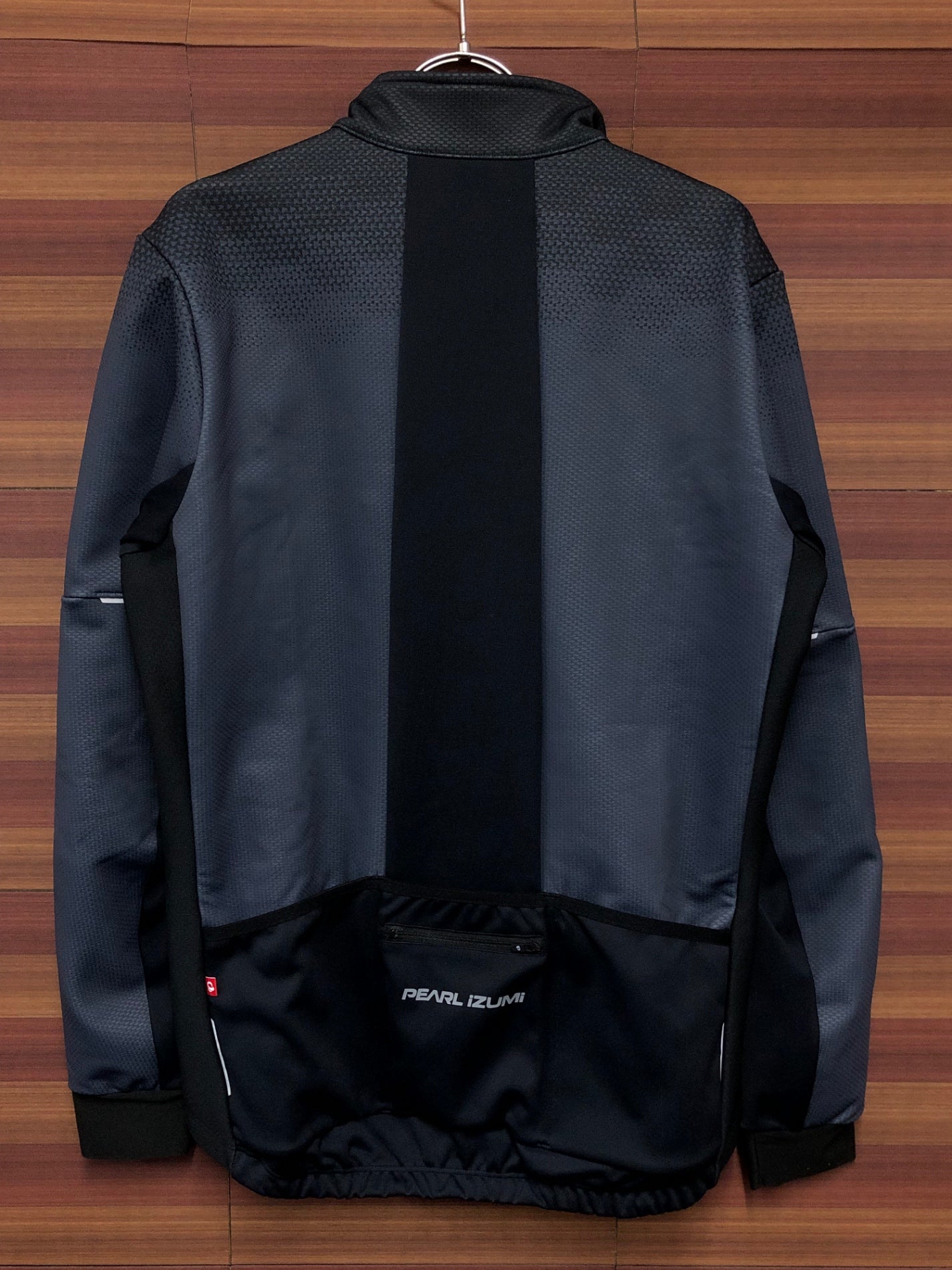 IQ699 パールイズミ PEARL iZUMi 長袖 サイクルジャケット 黒 グレー 黒 XL 裏起毛