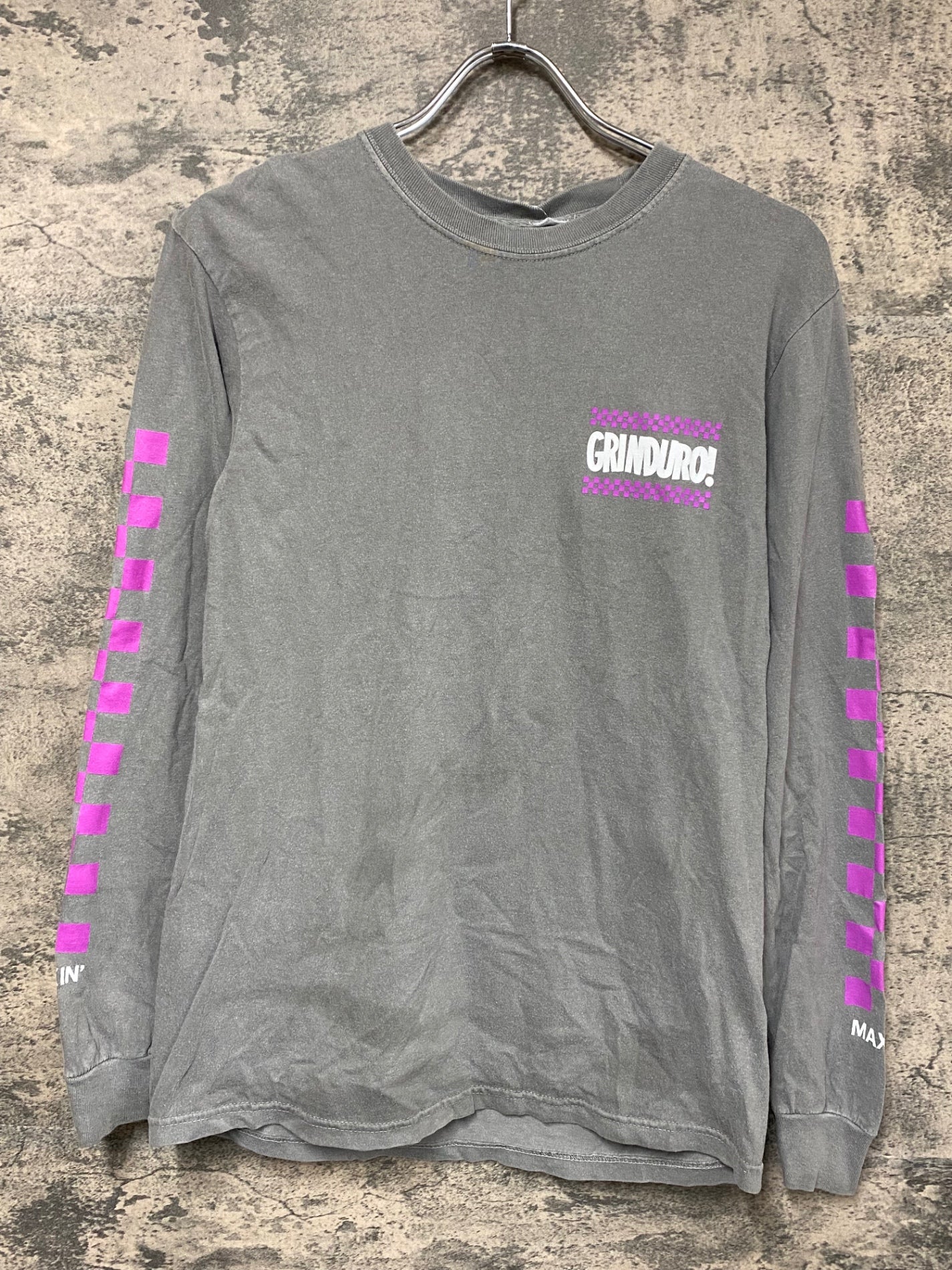 IZ184 ジロ GIRO GRAENDURO Tシャツ グレー S スレ