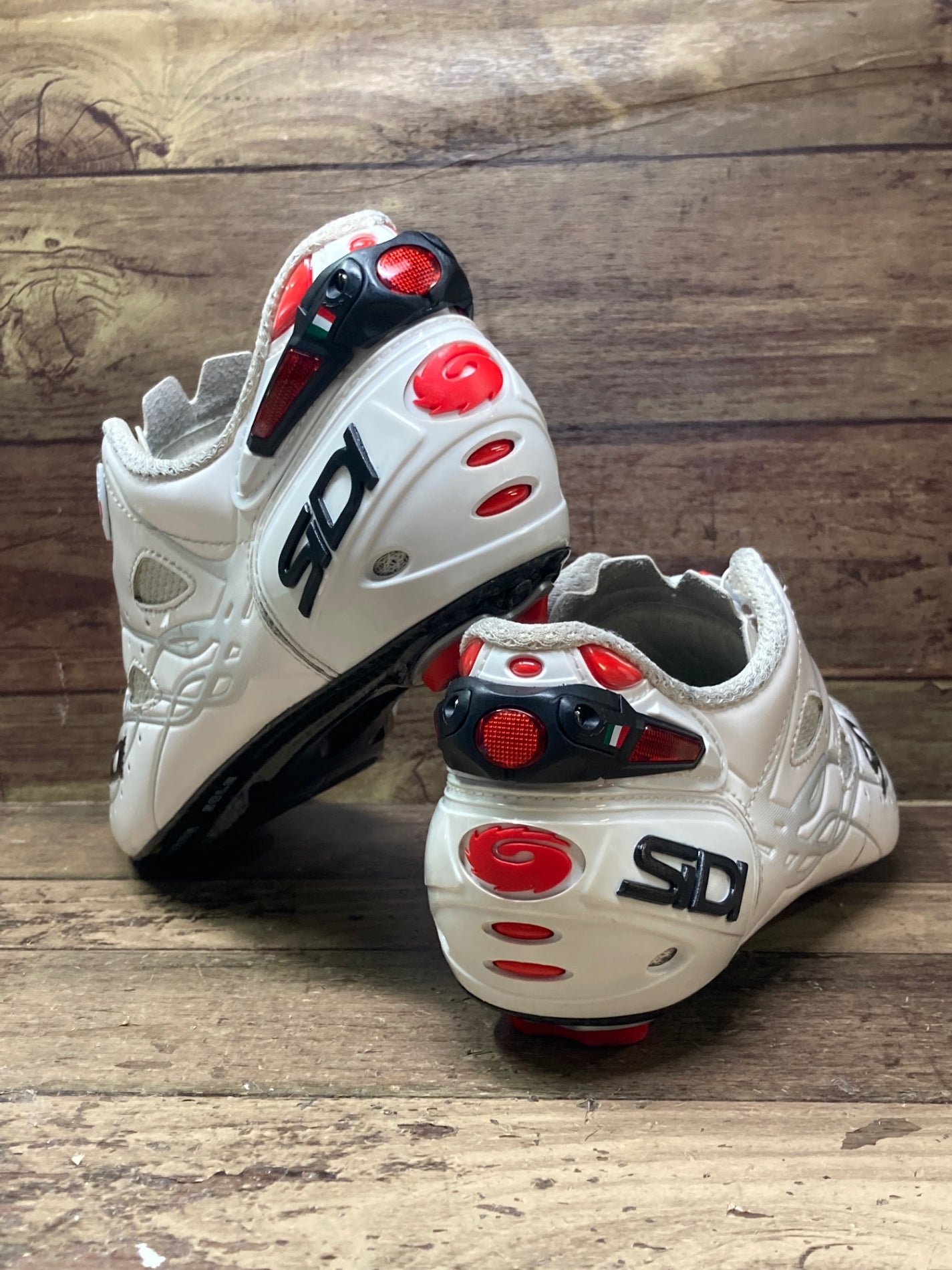 II814 シディ SIDI WIRE2CARBON ビンディングシューズ EU41.5 ホワイト