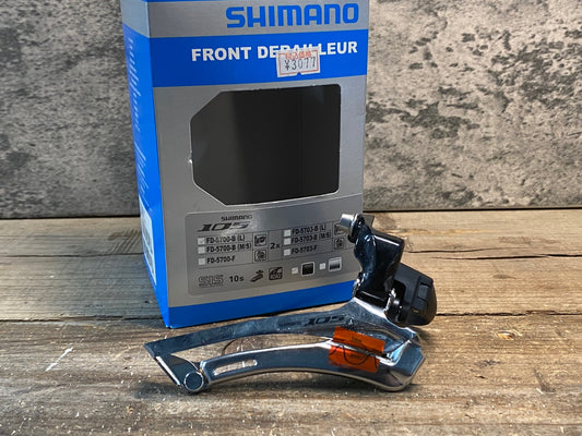 IR376 シマノ SHIMANO 105 FD-5700 フロントディレイラー 黒 Φ34.9