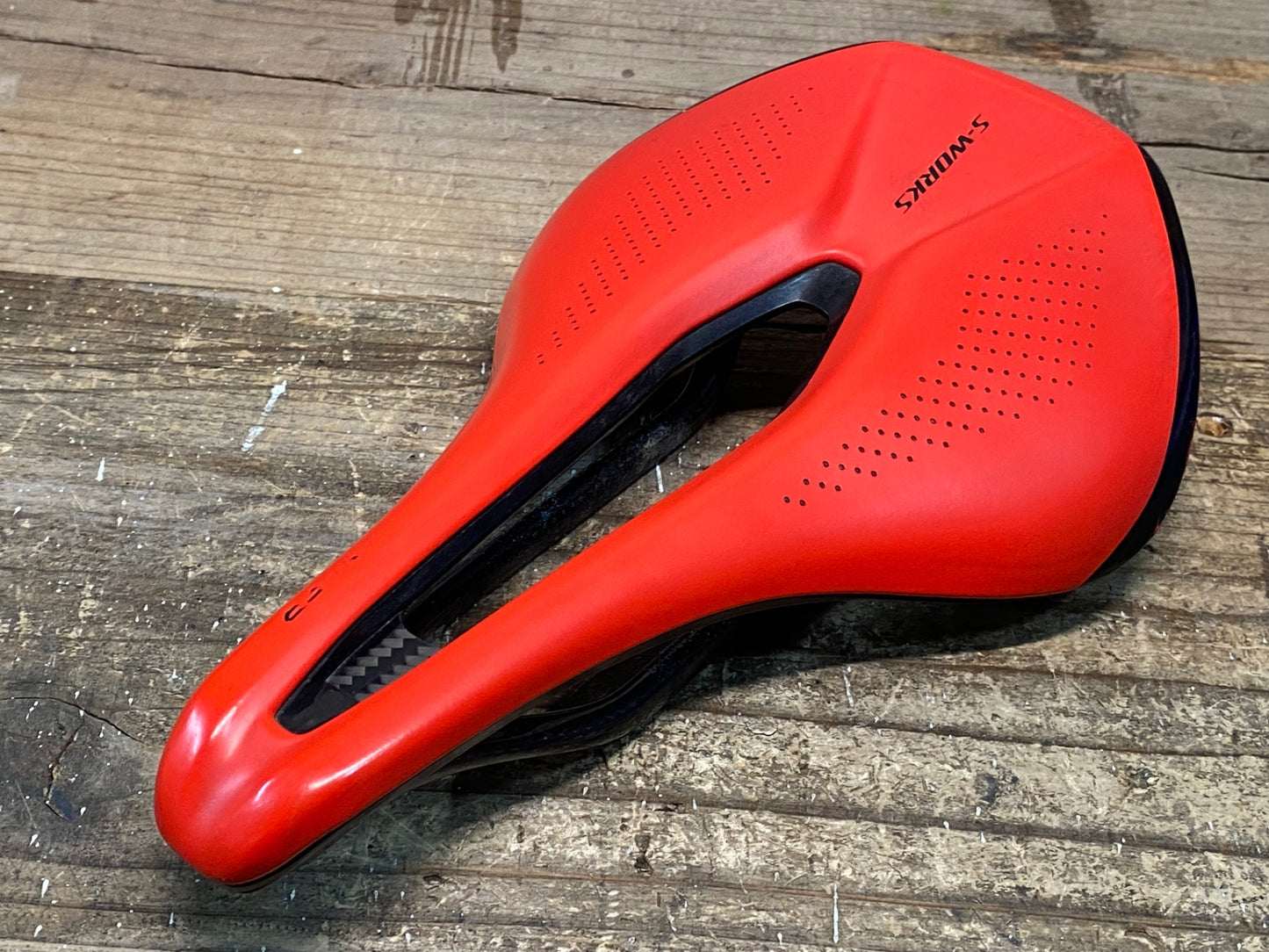 IW563 スペシャライズド SPECIALIZED S-WORKS POWER サドル fact CARBON 143mm レッド