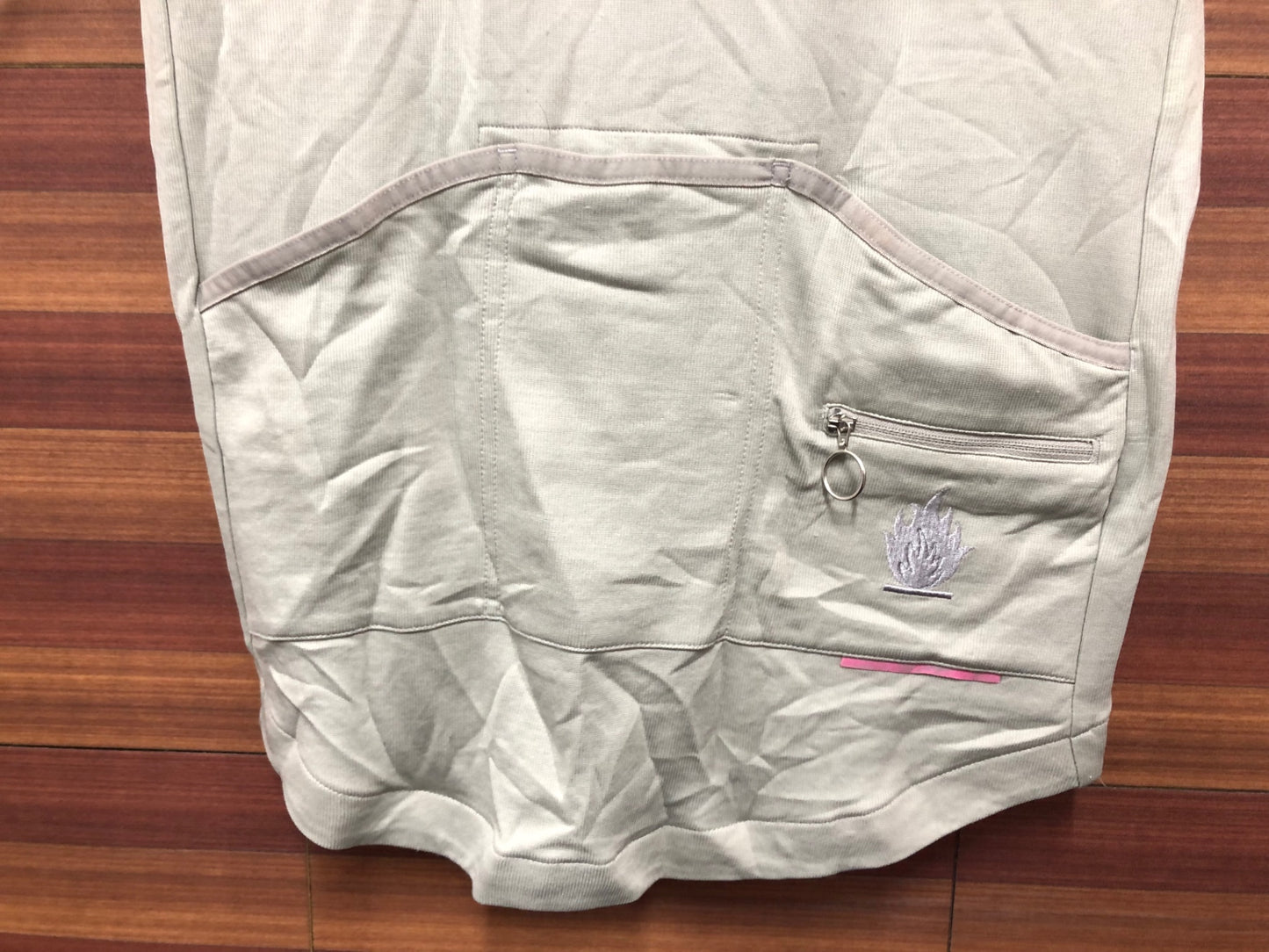 IO650 ラファ Rapha ハーフジップ 半袖 サイクルジャージ M ピンク グレー