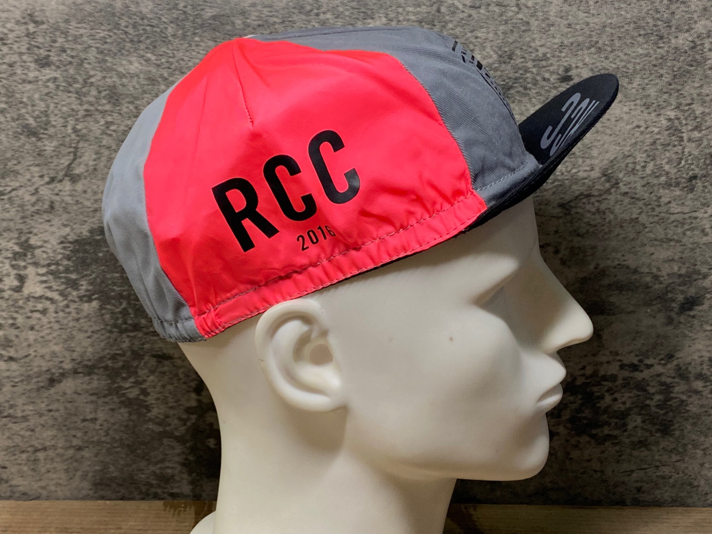 IT270 ラファ Rapha サイクルキャップ 黒 ピンク グレー フリーサイズ RCC