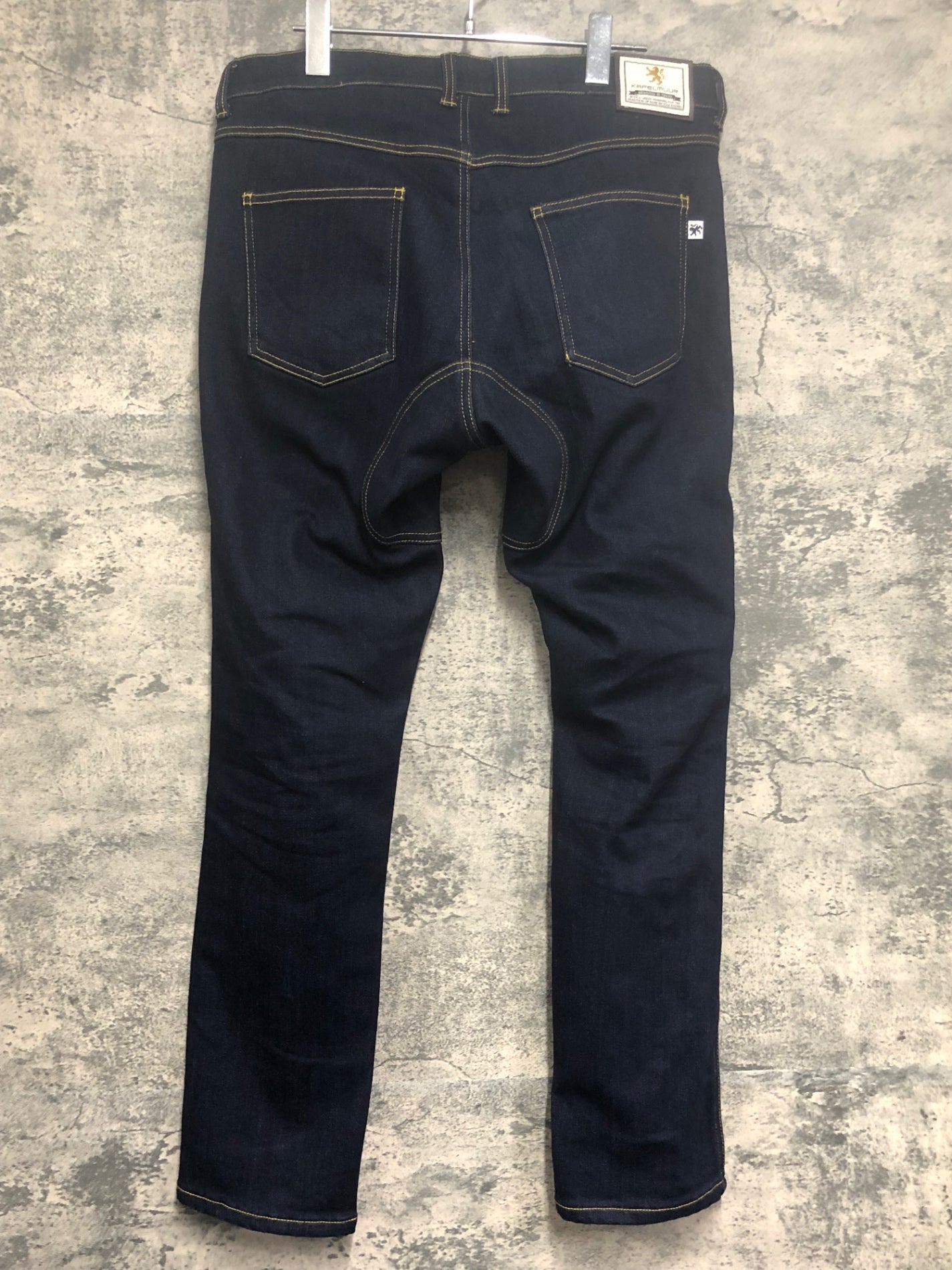 IX303 カペルミュール KAPELMUUR サイクルパンツ デニムパンツ 紺 L