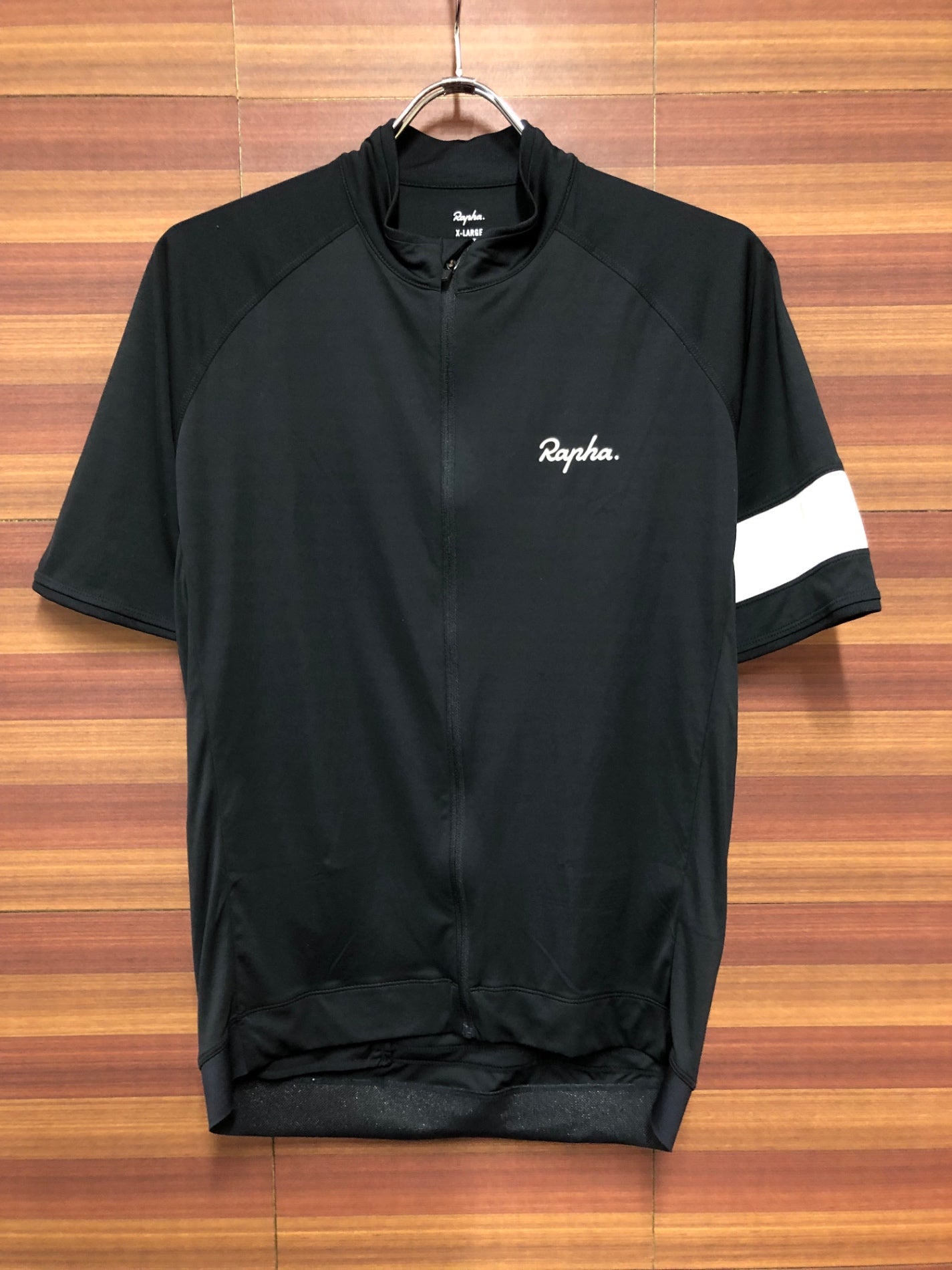 IK630 ラファ Rapha CORE JERSEY 半袖 サイクルジャージ 黒 XL