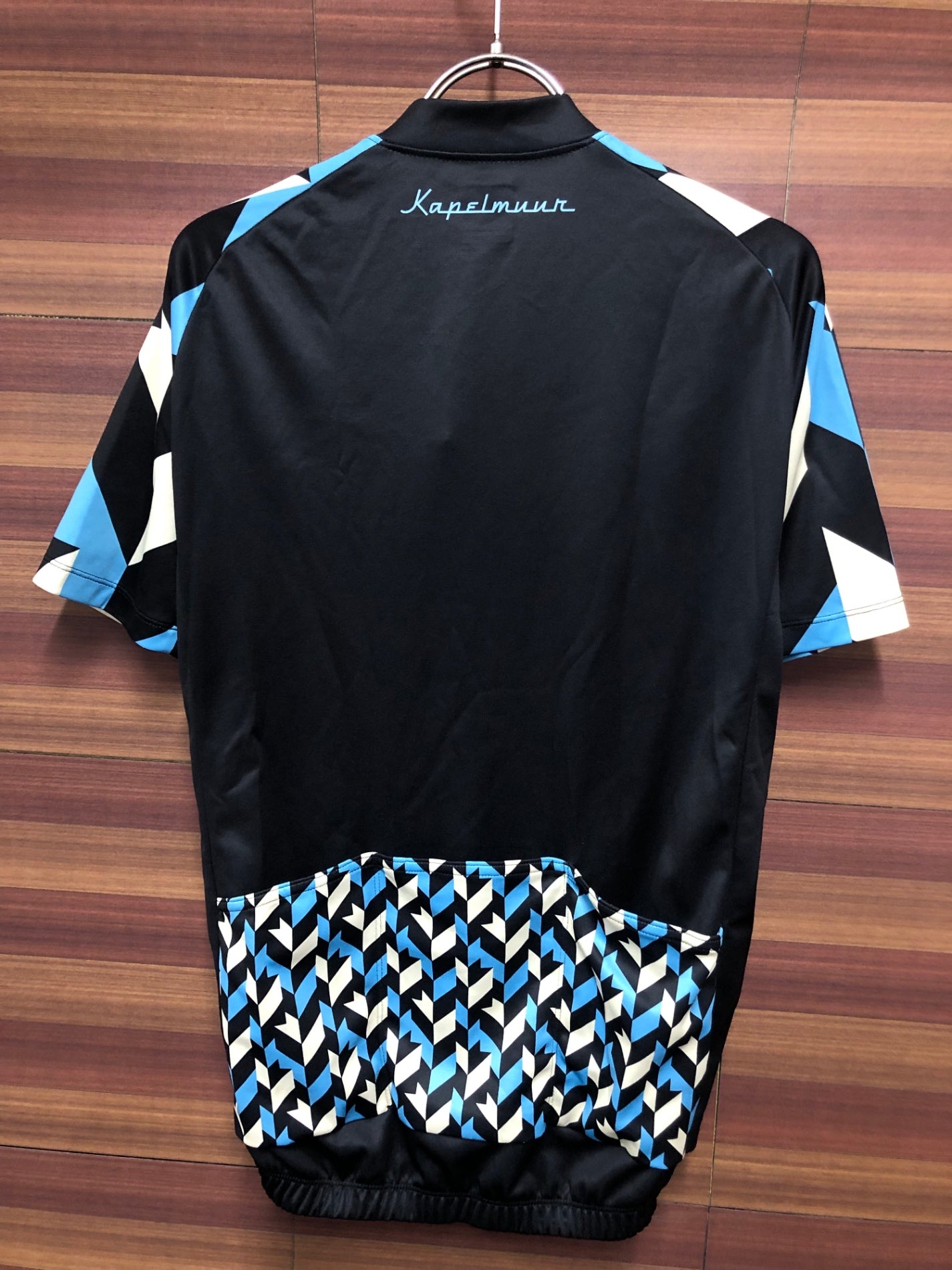 IQ742 カペルミュール KAPELMUUR 半袖 サイクルジャージ 黒 M