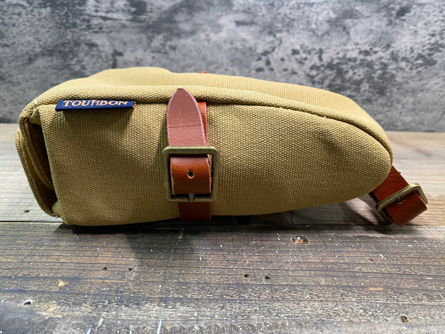 IJ912 TOURBON サドルバッグ 茶