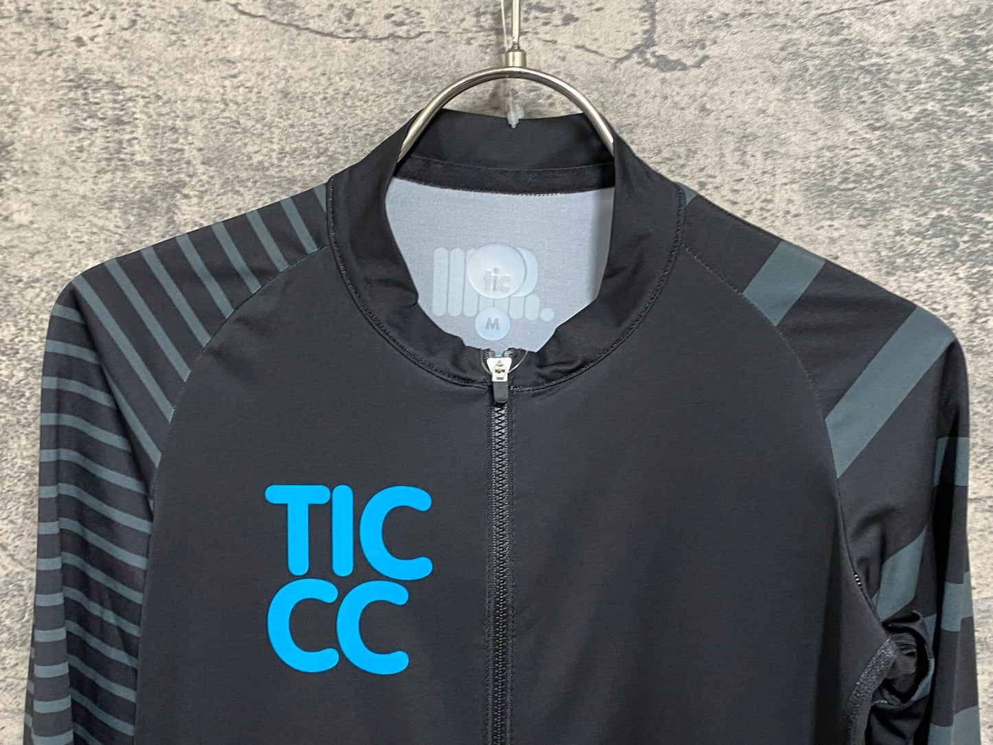 JC318 TICCC 長袖 サイクルジャージ 黒 M