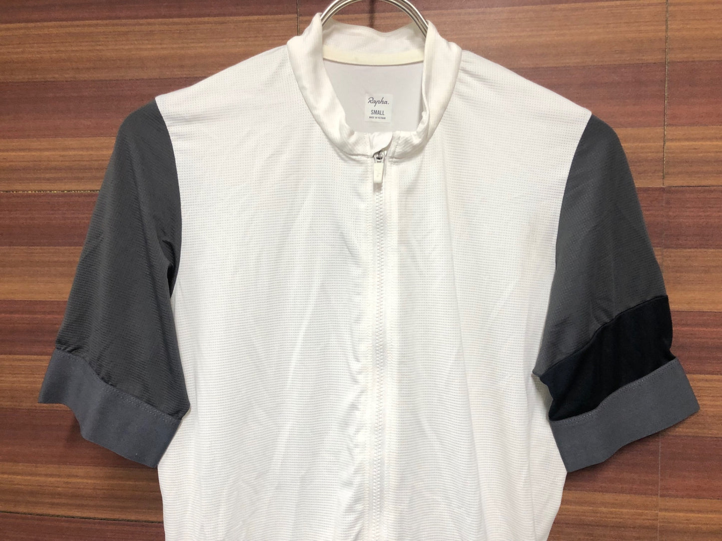 IQ760 ラファ Rapha PRO TEAM TRAINING JERSEY 半袖 サイクルジャージ 白 XS