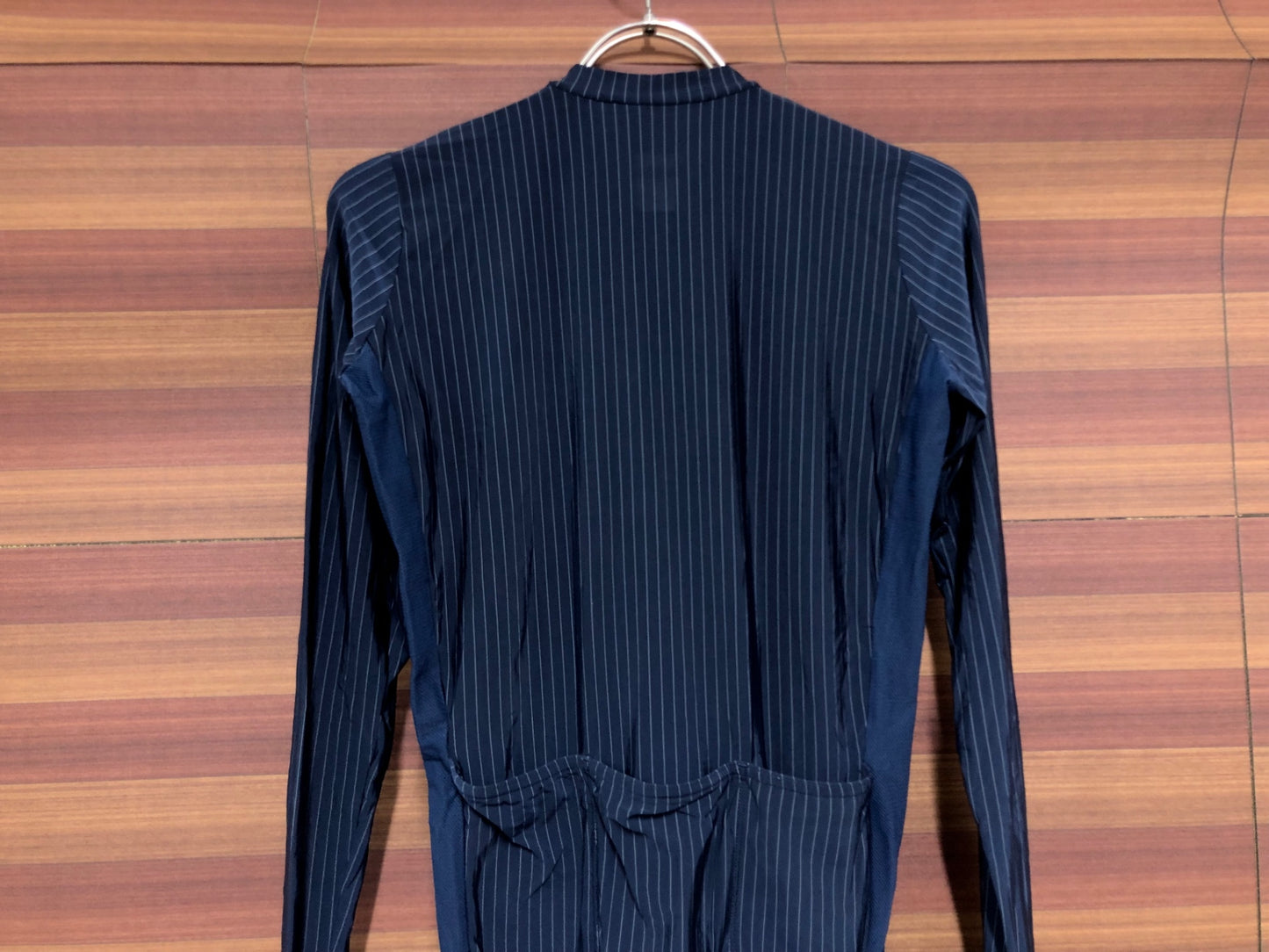 IN224 ヴァーテクスロンドン VERTEX LONDON 長袖 サイクルジャージ 紺 S