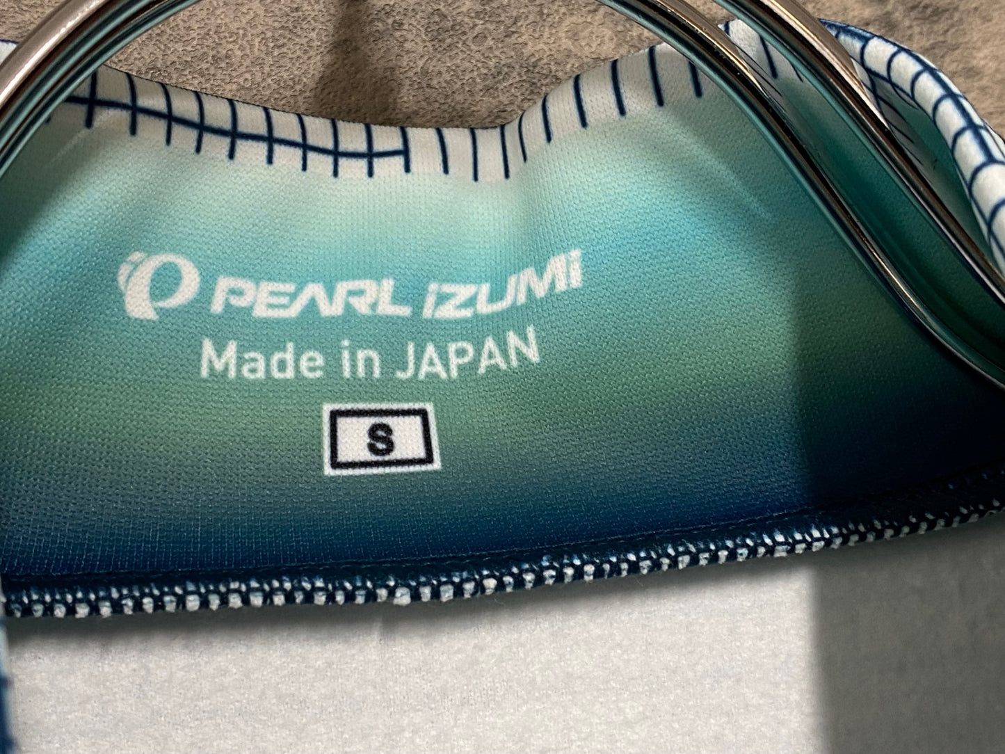 IZ217 パールイズミ PEARL iZUMi 長袖 サイクルジャージ ミントグリーン 白 S 裏起毛