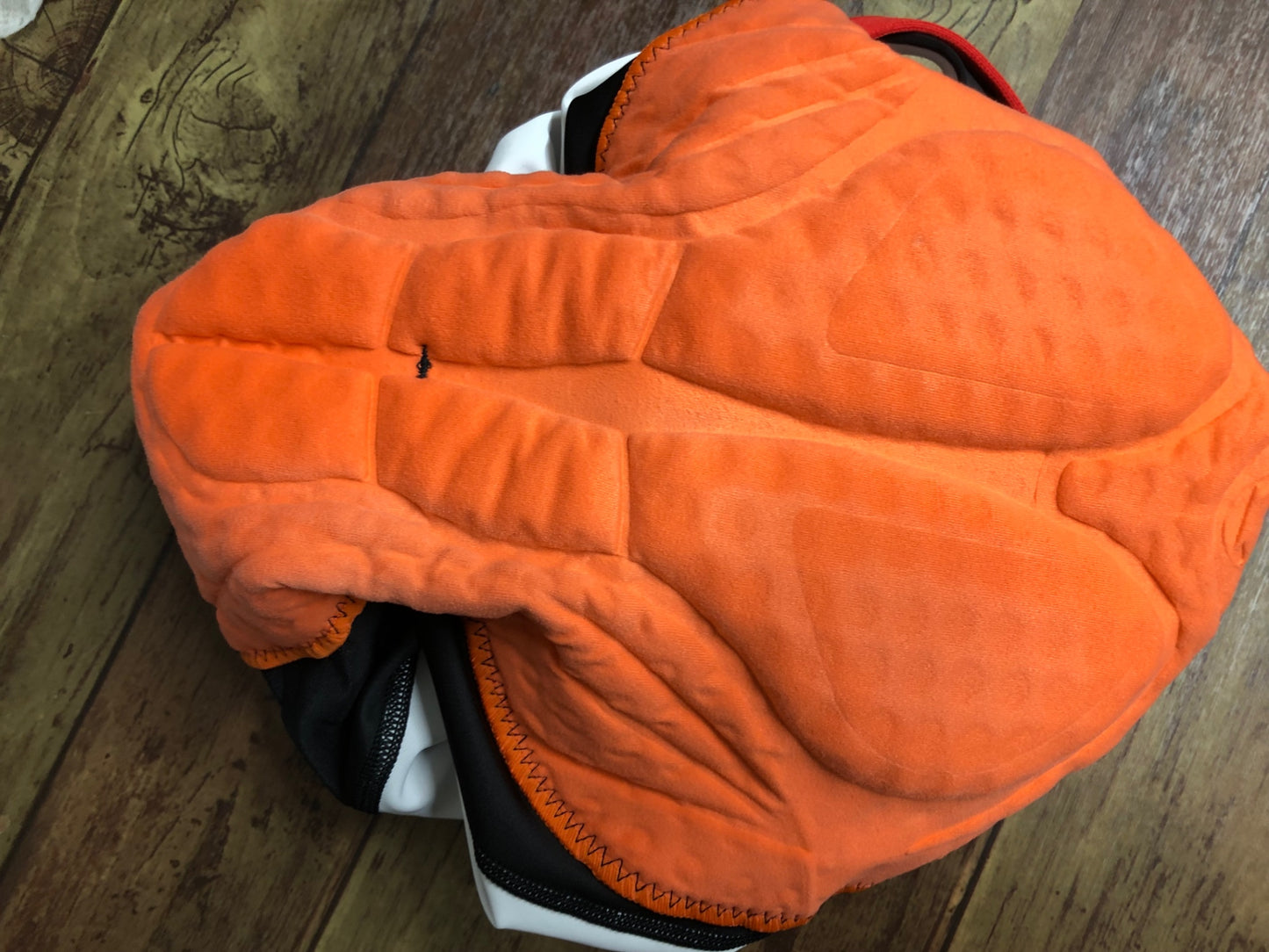 IY181 ルコックスポルティフ le coq sportif ビブショーツ 黒 赤 SS