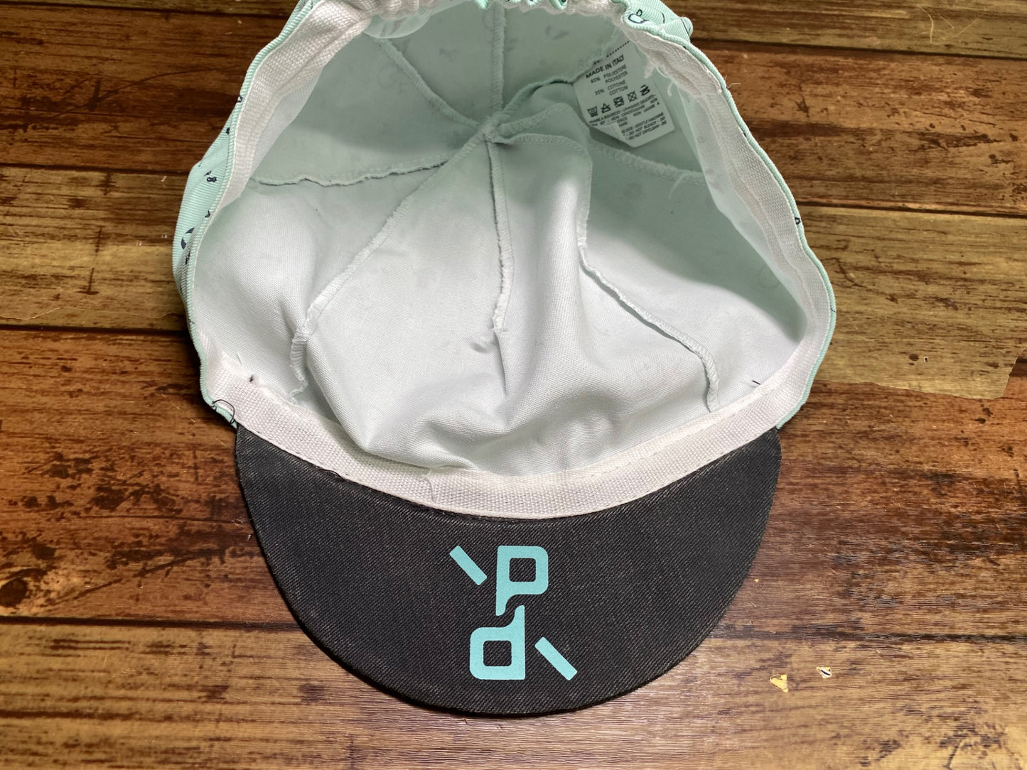 JC067 プロトンドパリ Peloton de Paris サイクルキャップ 薄緑 ワンサイズ