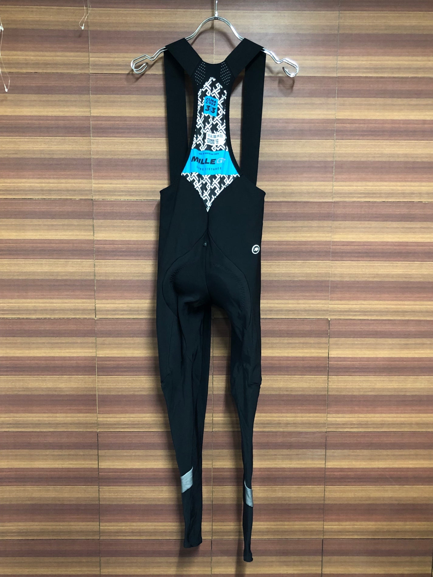 IM335 アソス assos ミレ MILLE GT WINTER TIGHTS ビブタイツ 裏起毛 黒 M