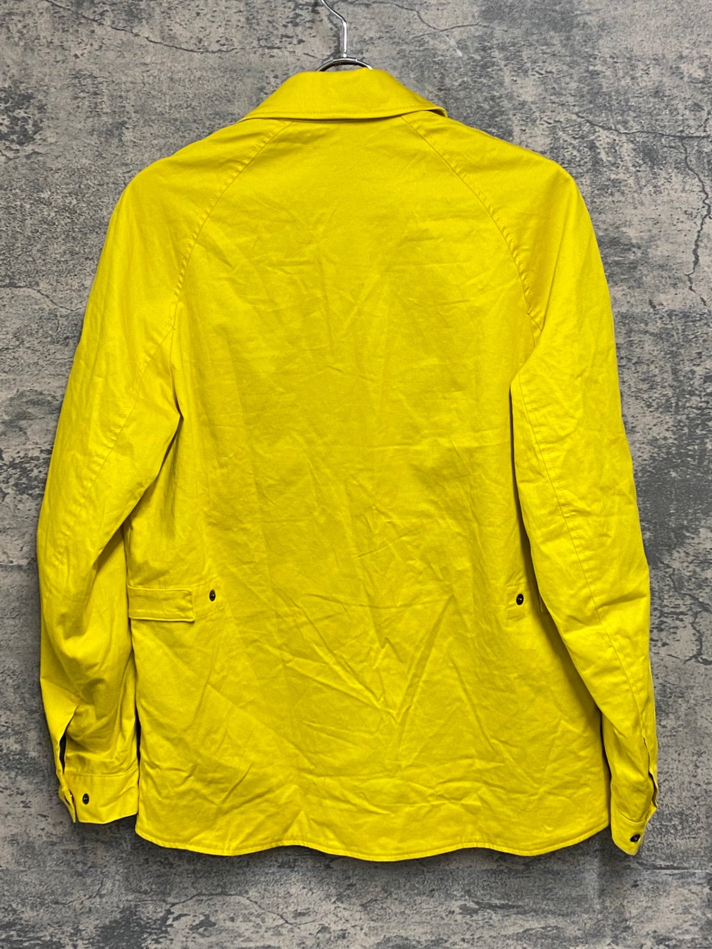 JB768 ナリフリ narifuri 綿麻 サイクルジャケット 黄色 M