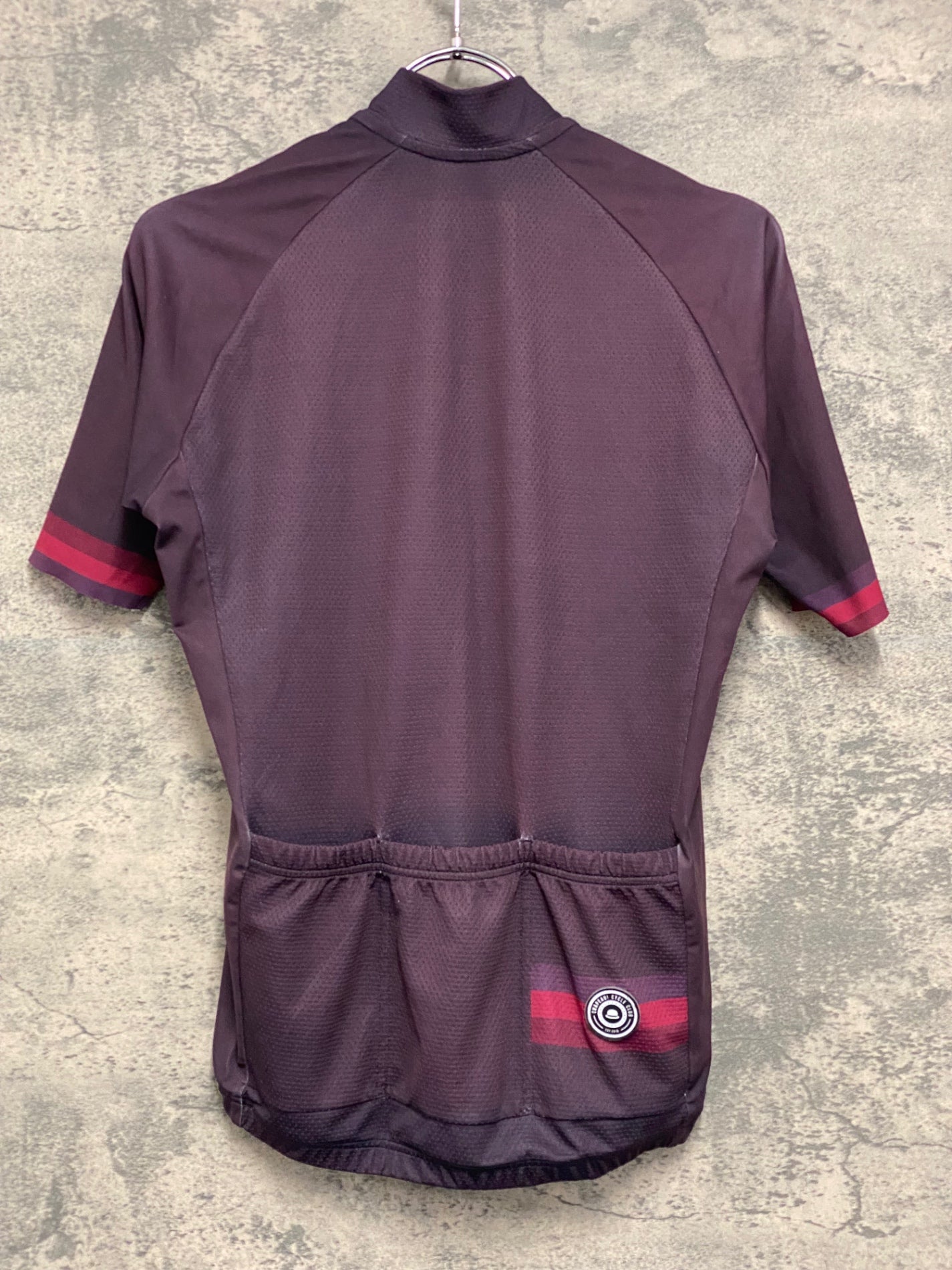 JA177 シャポー CHAPEAU! 半袖 サイクルジャージ バーガンディ S