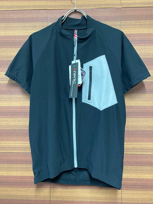 IQ238 レリック reric 半袖 サイクルジャージ 黒 M