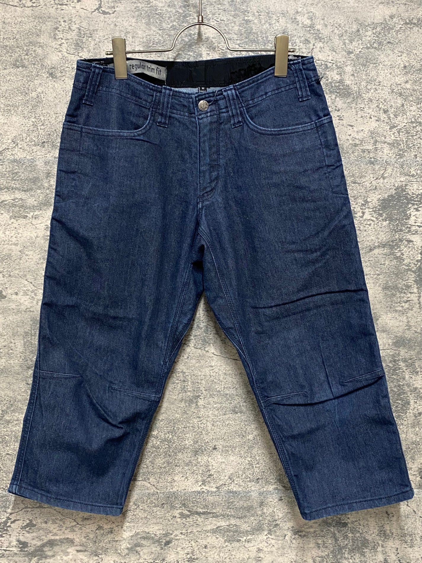 JB917 スワーブ swrve デニム サイクルパンツ 紺 W32 regular trim fit