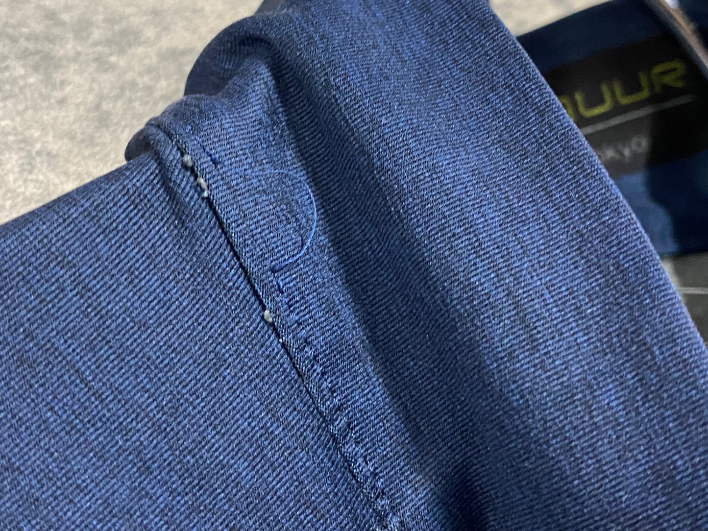 IZ410 カペルミュール KAPELMUUR 半袖 サイクルジャージ 紺 グレー S RIDLEY