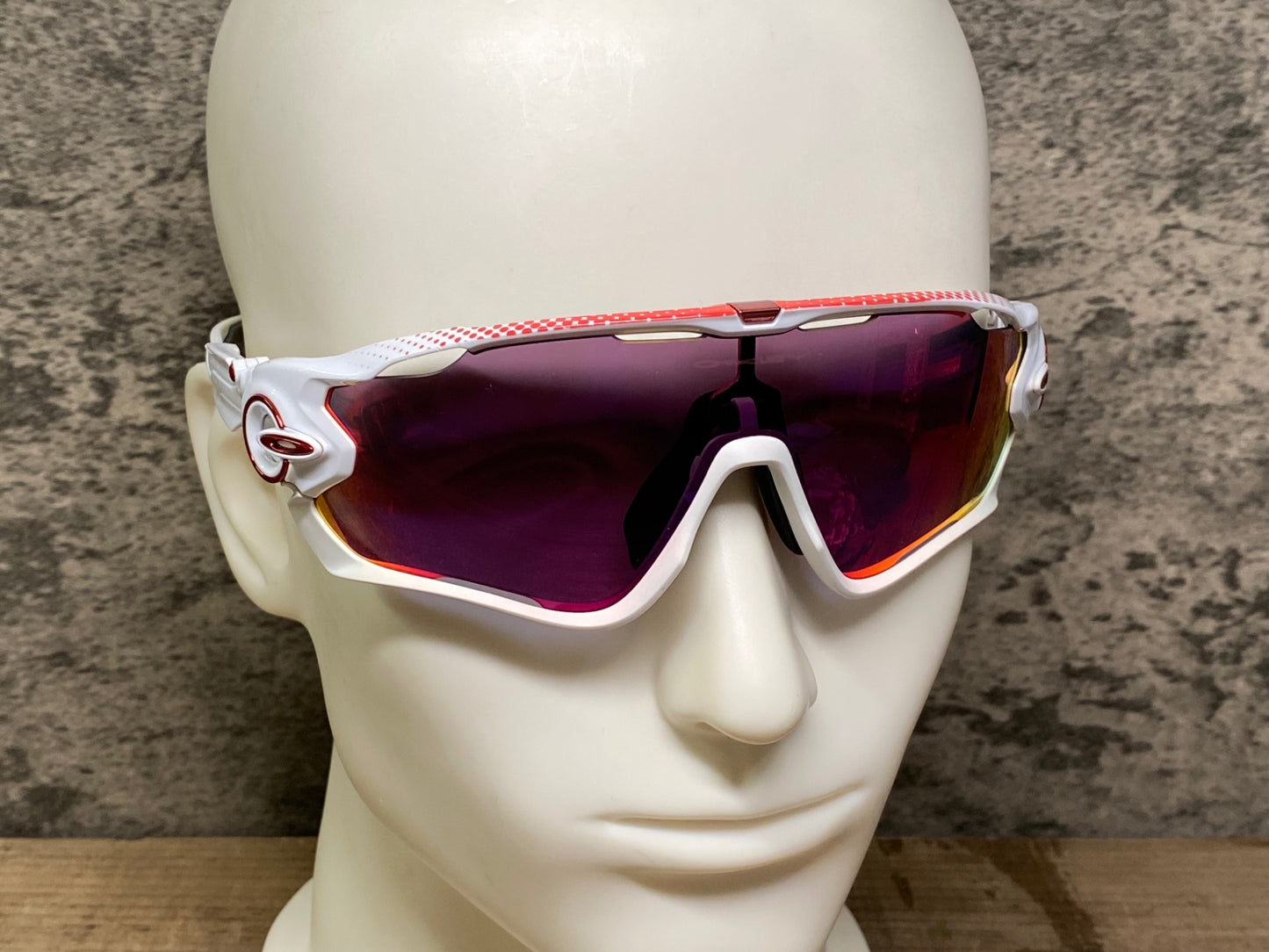 IW712 オークリー OAKLEY ジョウブレーカー JAW BREAKER サングラス アイウェア 偏光レンズ 白 ※ケース付属