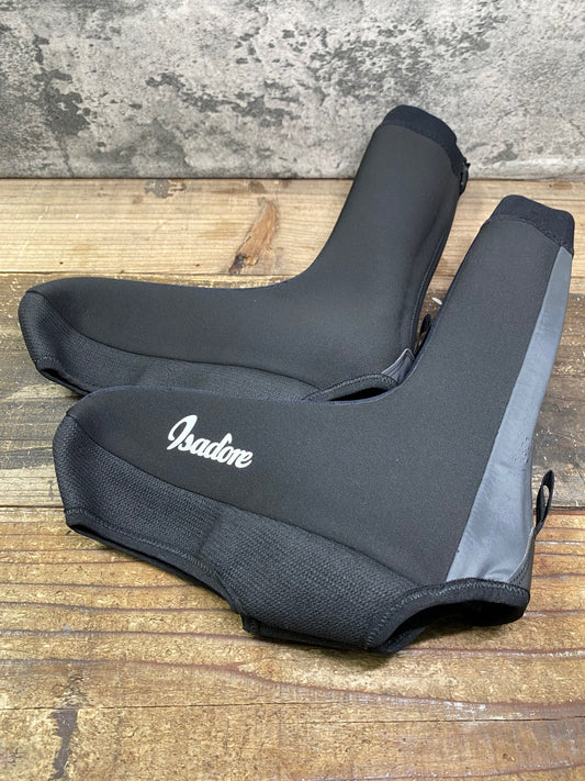 IR514 イザドア Isadore ウィンター シューズカバー 黒 S ※リフレクトひび割れ