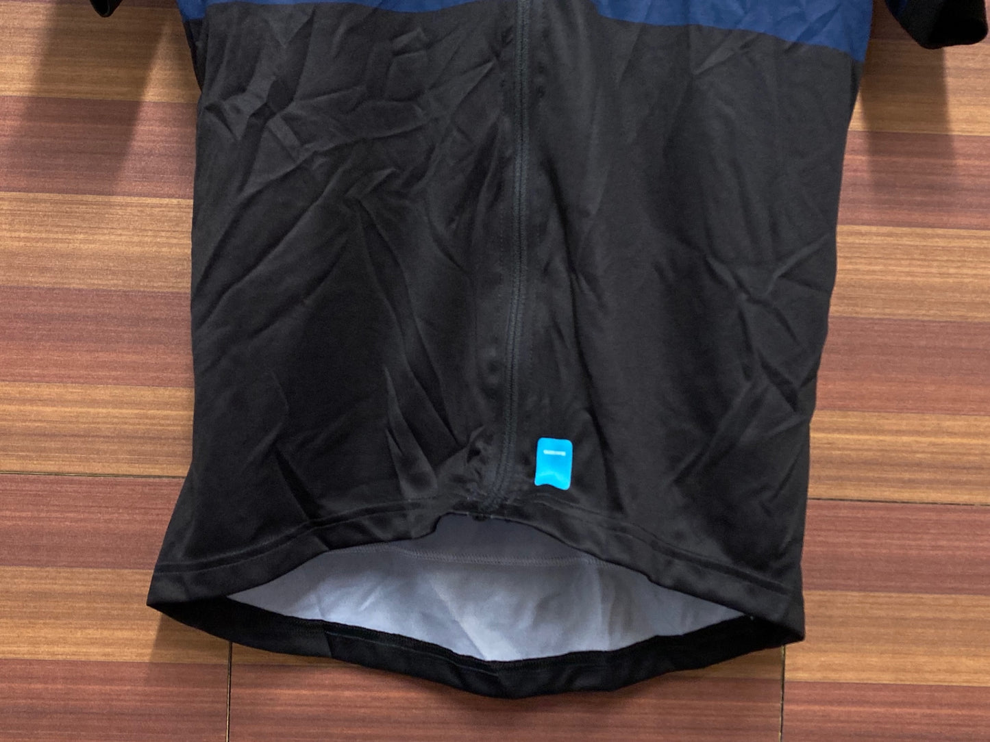 IO132 シマノ SHIMANO 半袖 サイクルジャージ 紺 黒 M