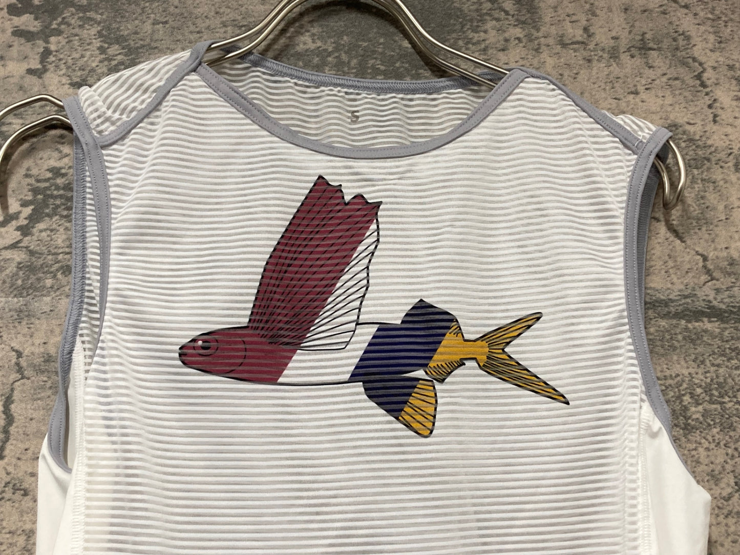 IW785 カフェドシクリステ Cafe du Cycliste べースレイヤー 白 S