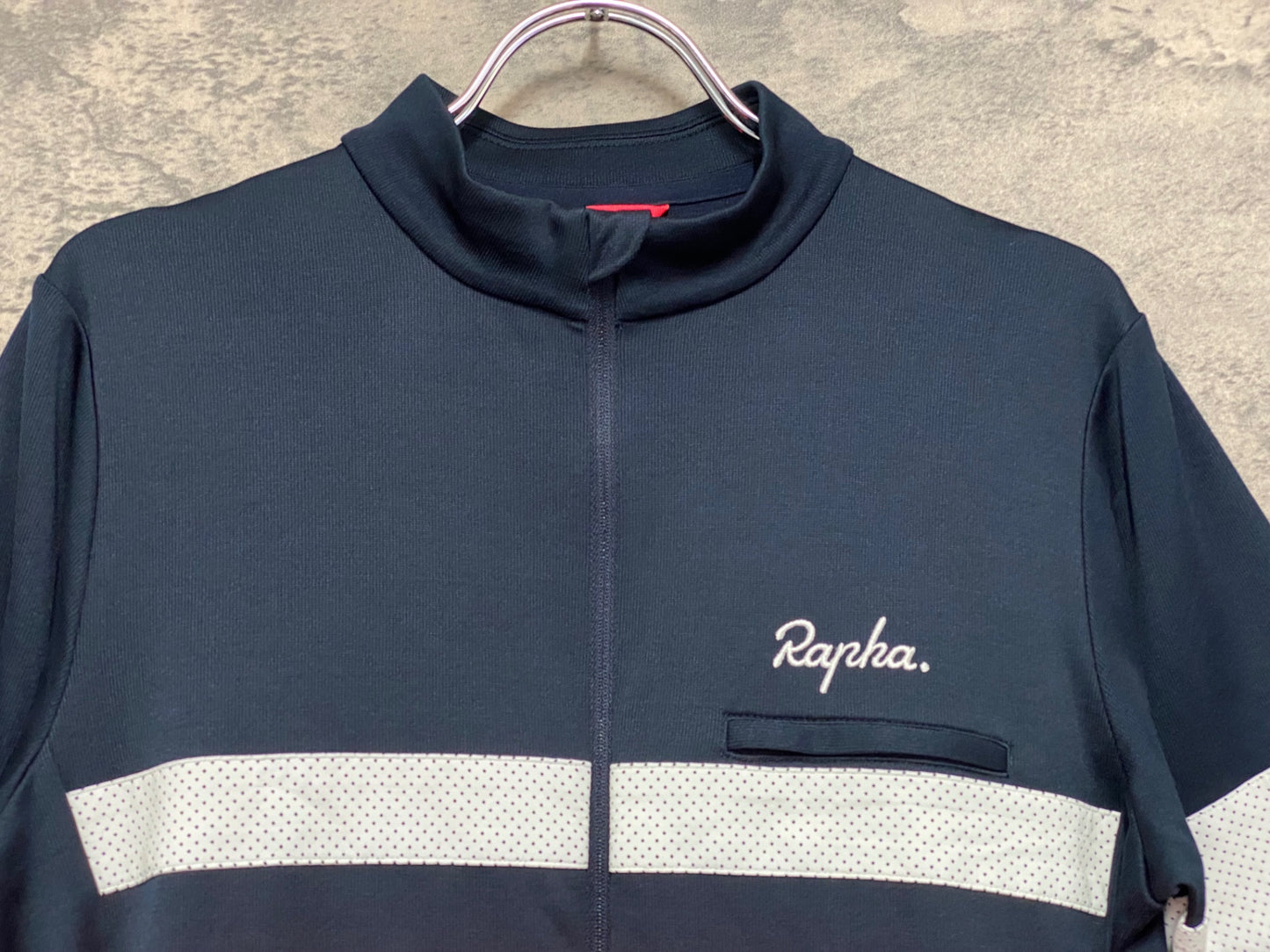 JB472 ラファ Rapha BREVET JERSEY Ⅱ 半袖 サイクルジャージ ネイビー M