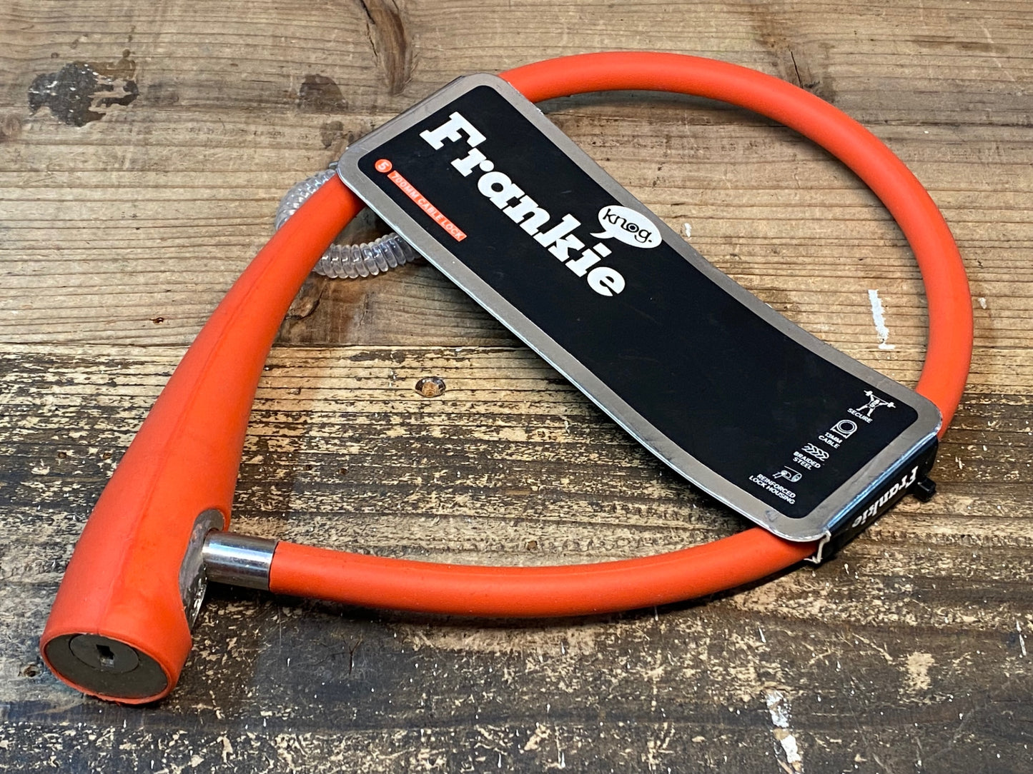 IL035 ノグ knog フランキー Frankie ケーブルロック 赤