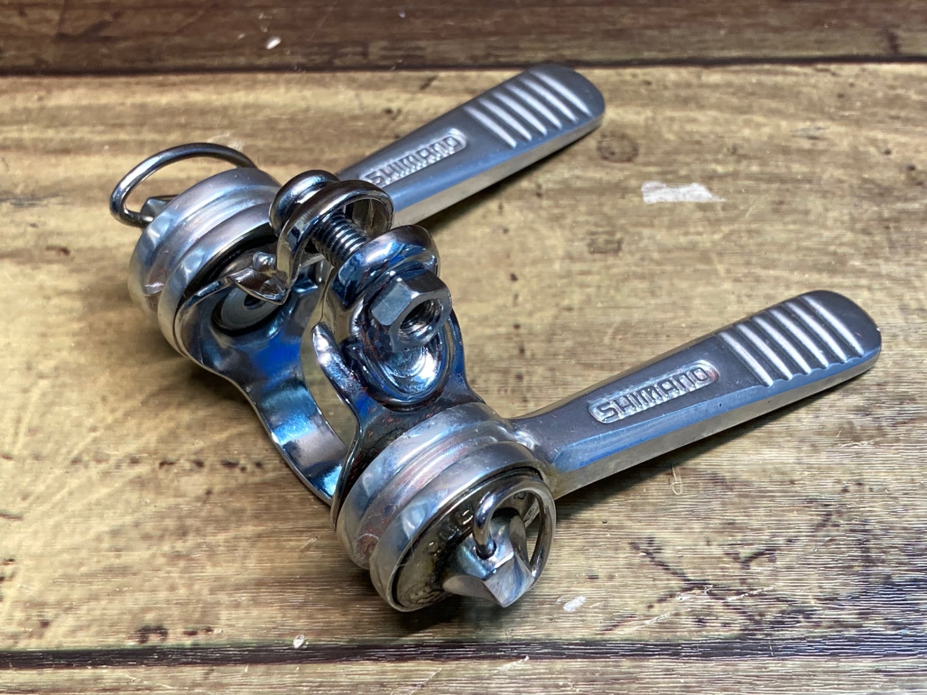 IH708 シマノ SHIMANO デュラエース DURA-ACE Wレバー クランプ付き