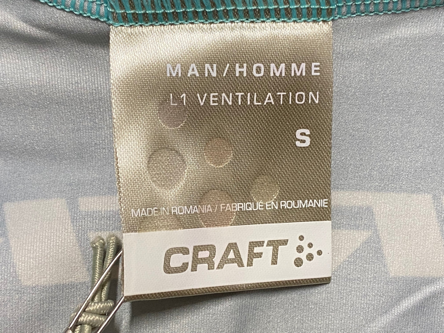 IT225 クラフト CRAFT 半袖 サイクルジャージ 黒 白 S 未使用品 ※保管に伴う染みあり