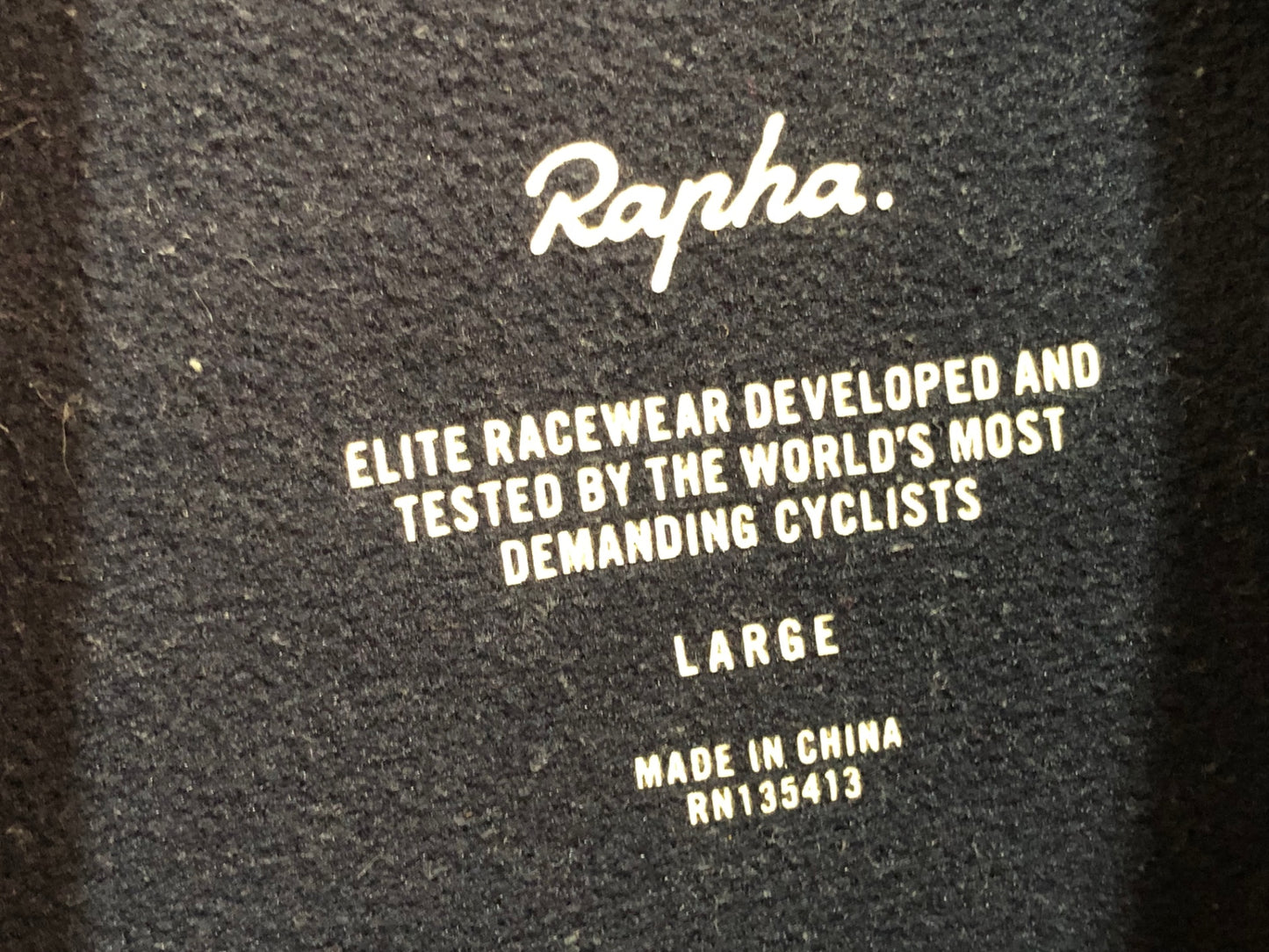 IT120 ラファ Rapha PRO TEAM TRAINING JACKET 長袖 サイクルジャケット 紺 L 裏起毛