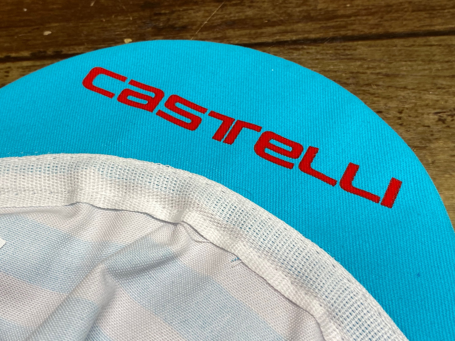 IV853 カステリ CASTELLI サイクルキャップ 白