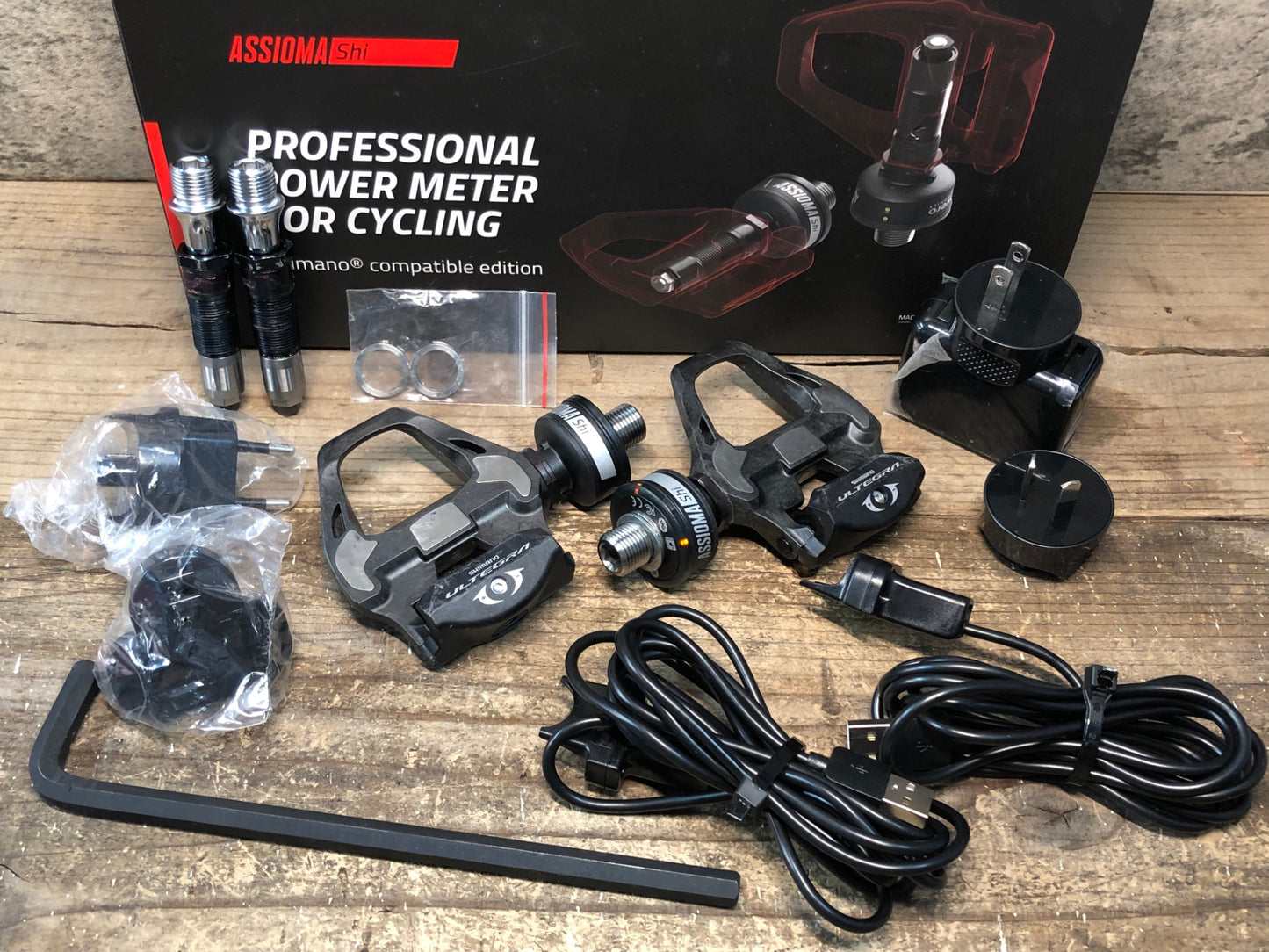 IV279 ファヴェロ Favero アシオマ ASSIOMA DUO-SHI アルテグラ R8000 ボディ付き 両足 パワーメーター ※動作確認済み