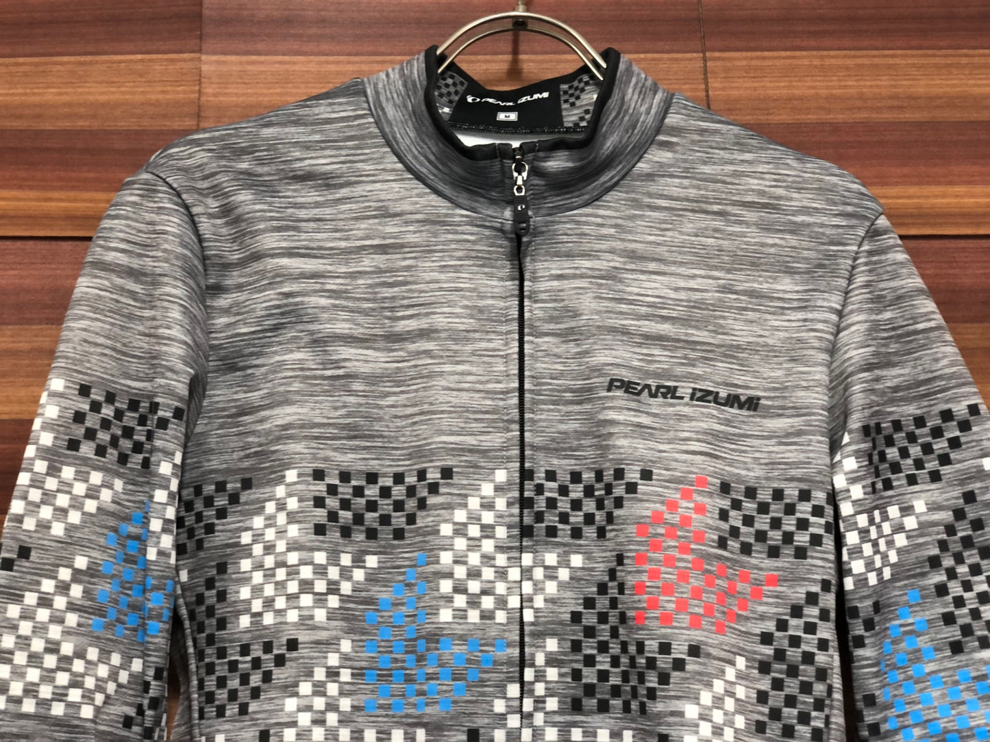 IT643 パールイズミ PEARL iZUMi 長袖 サイクルジャージ グレー M 裏起毛
