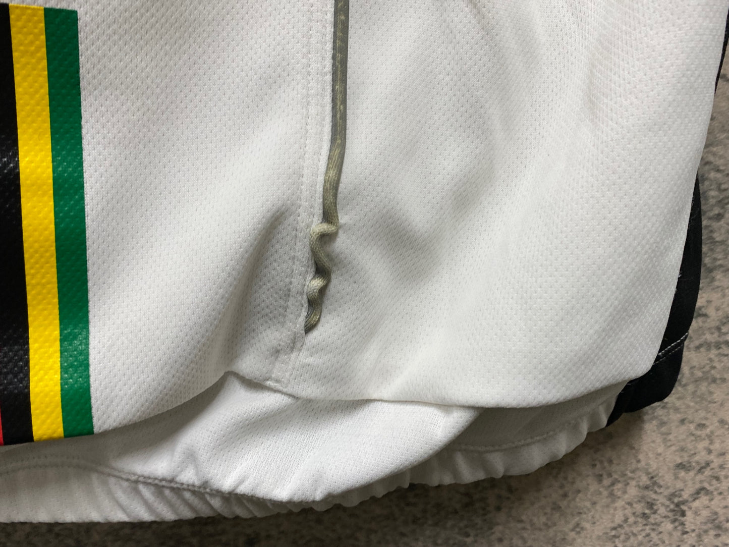 IW808 ルコックスポルティフ le coq sportif 半袖 サイクルジャージ 白 黒 L