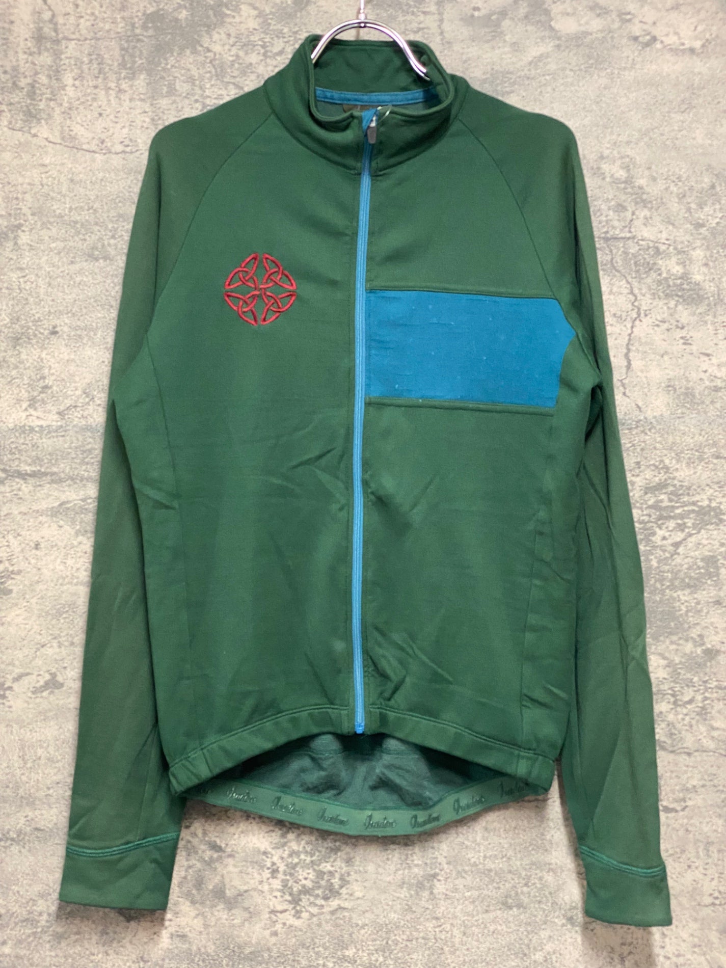 JC040 イザドア Isadore 長袖 サイクルジャージ 深緑 L