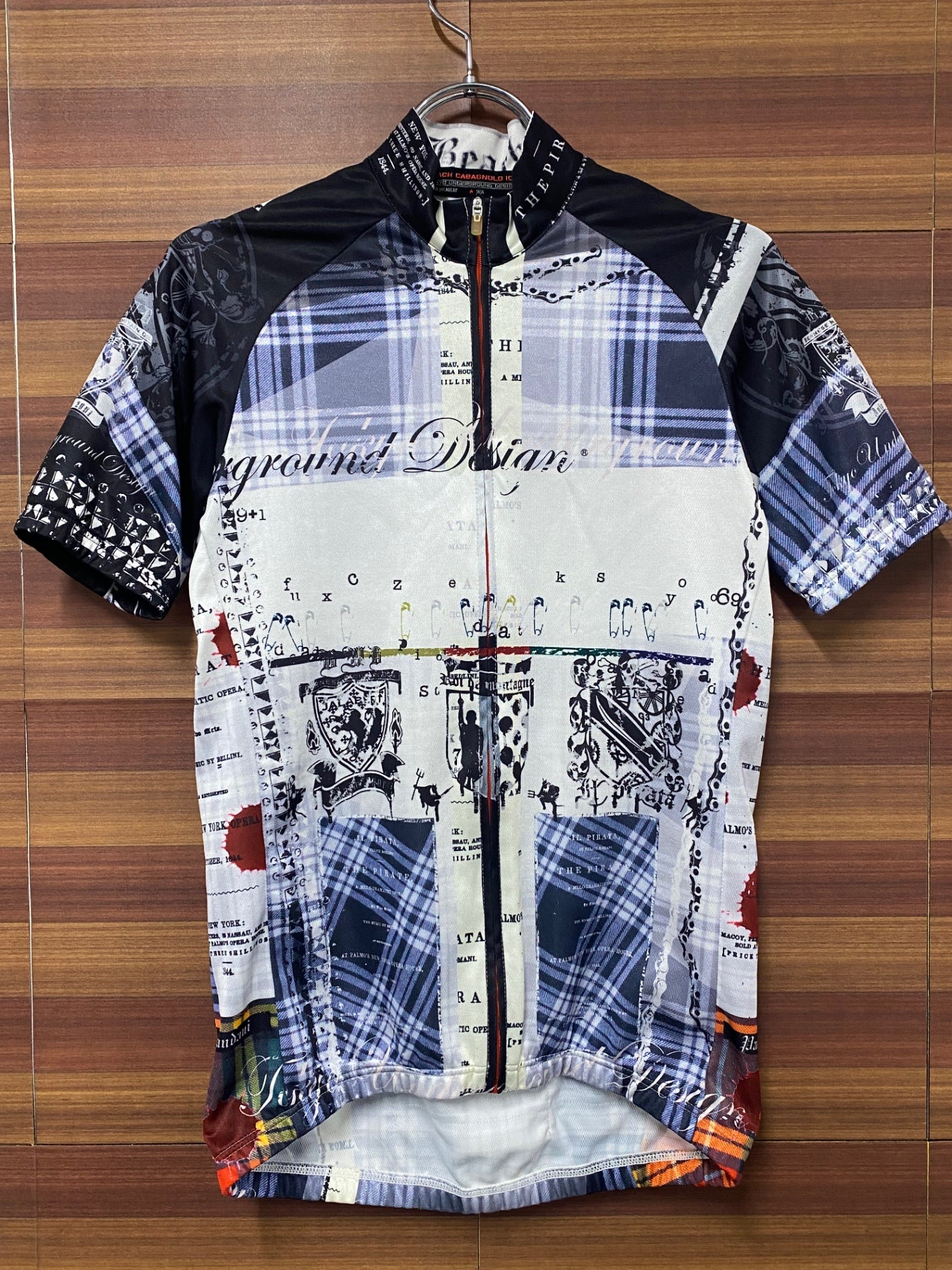 IS047 パンダーニ PANDANI 半袖 サイクルジャージ 白 M