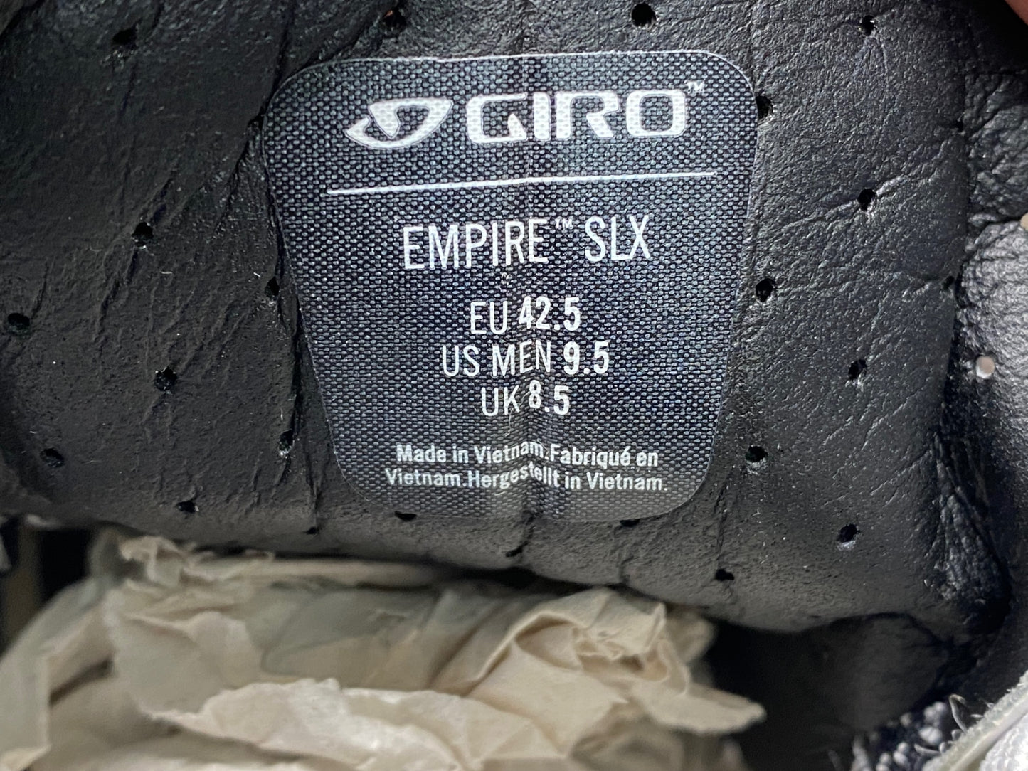 IM194 ジロ GIRO EMPIRE SLX ビンディングシューズ EU 42.5 白 SPD-SL