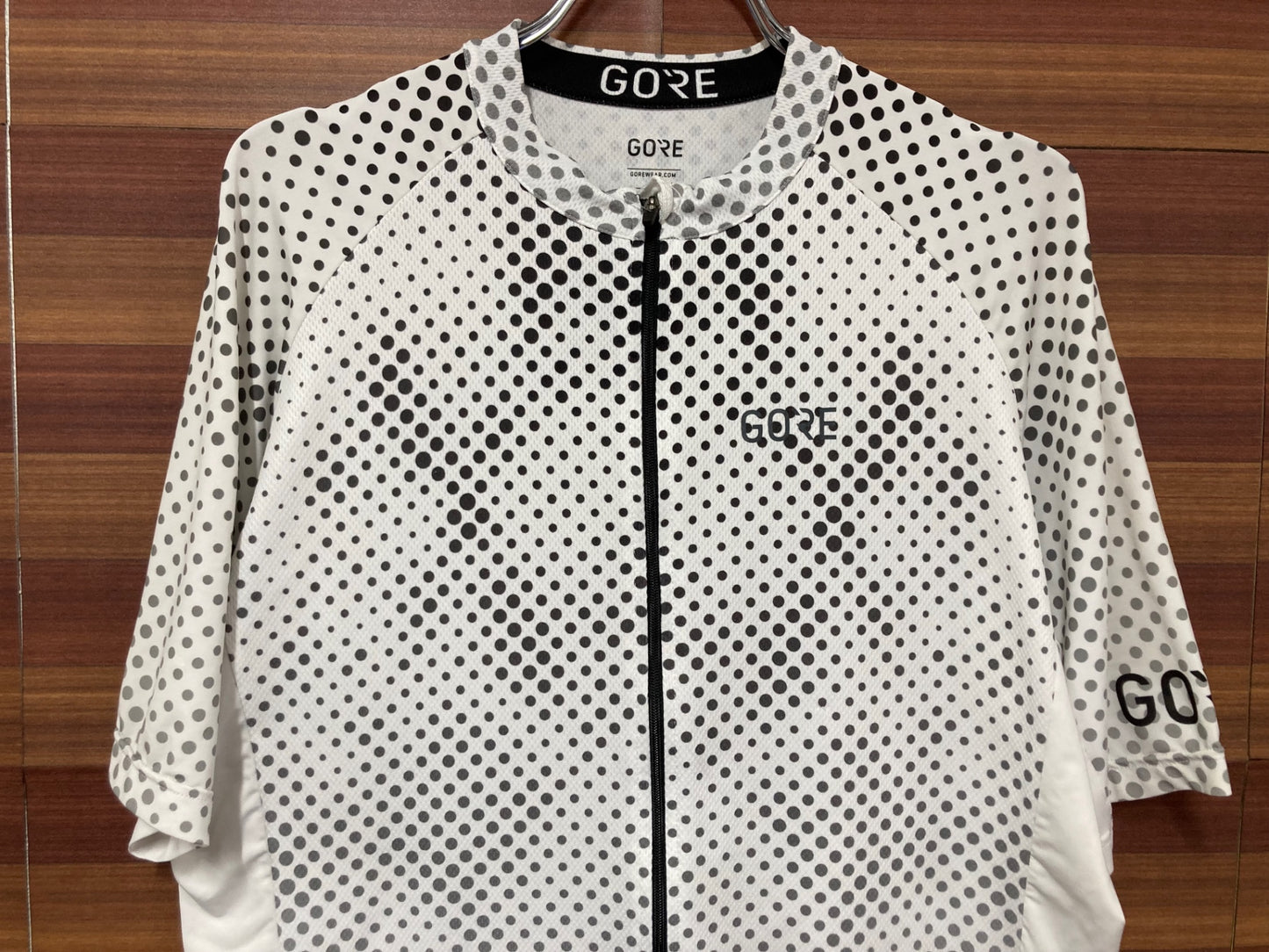 IL135 ゴア GORE BIKE WEAR 半袖 サイクルウェア アジアXLサイズ 白黒