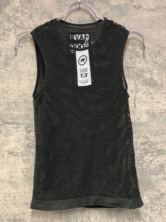 JB285 アソス assos ノースリーブ ベースレイヤー 黒 SIZE1 CLIMA CODE 1/3