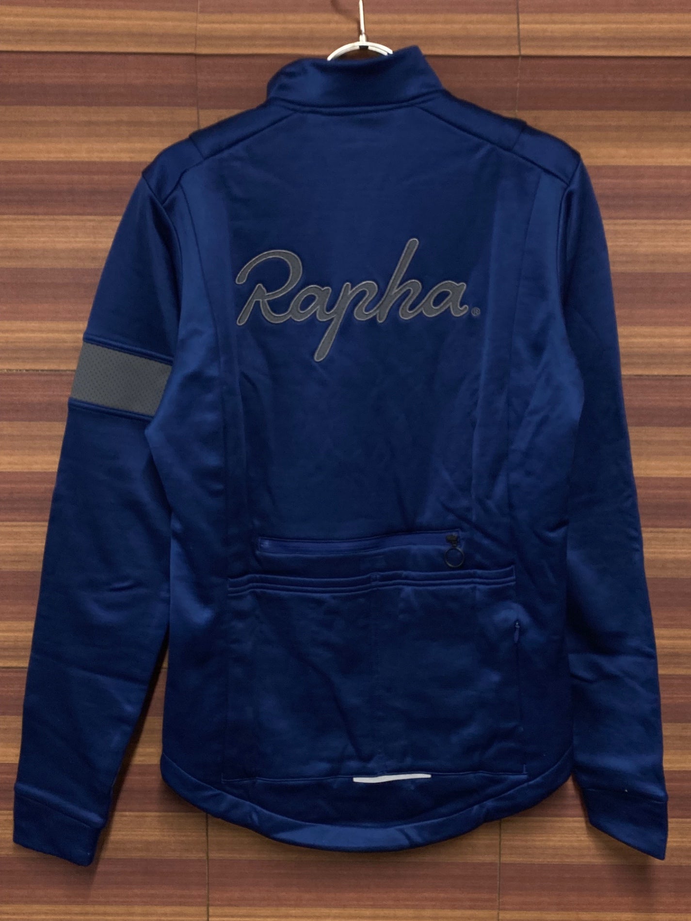 IP738 ラファ Rapha WINTER JERSEY 長袖サイクルジャージ 紺 S 裏起毛