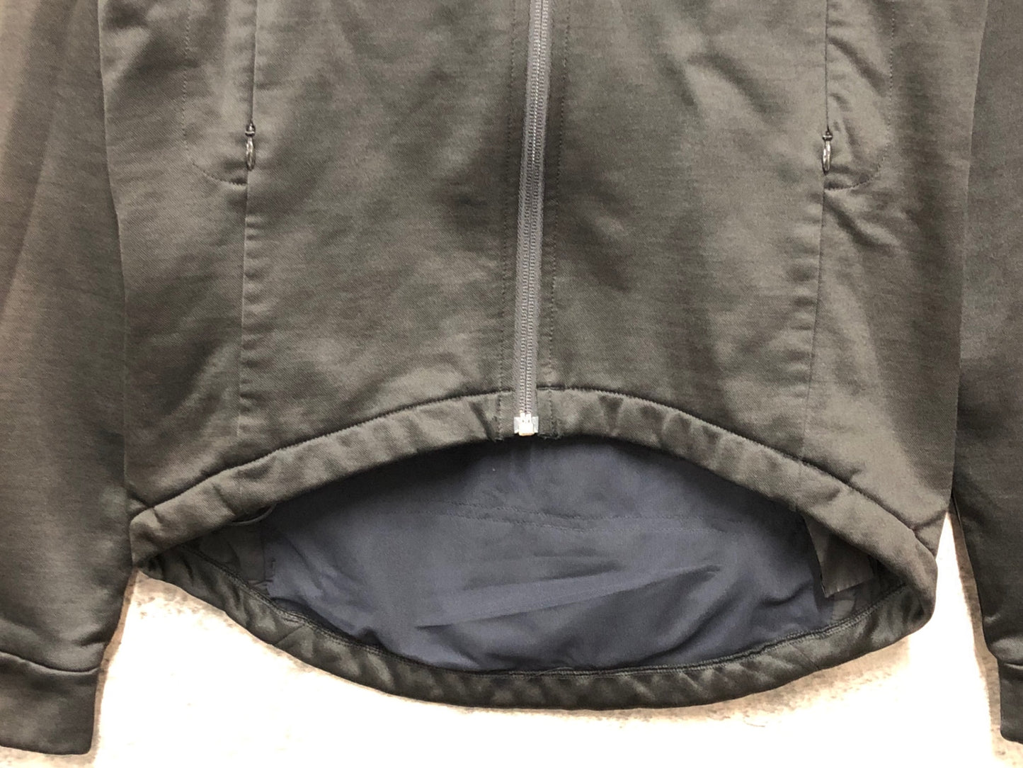 JB825 ラファ Rapha MEN'S LS CLASSIC WINTER JERSEY 長袖 サイクルジャケット 黒 M 裏起毛 ※日焼け大