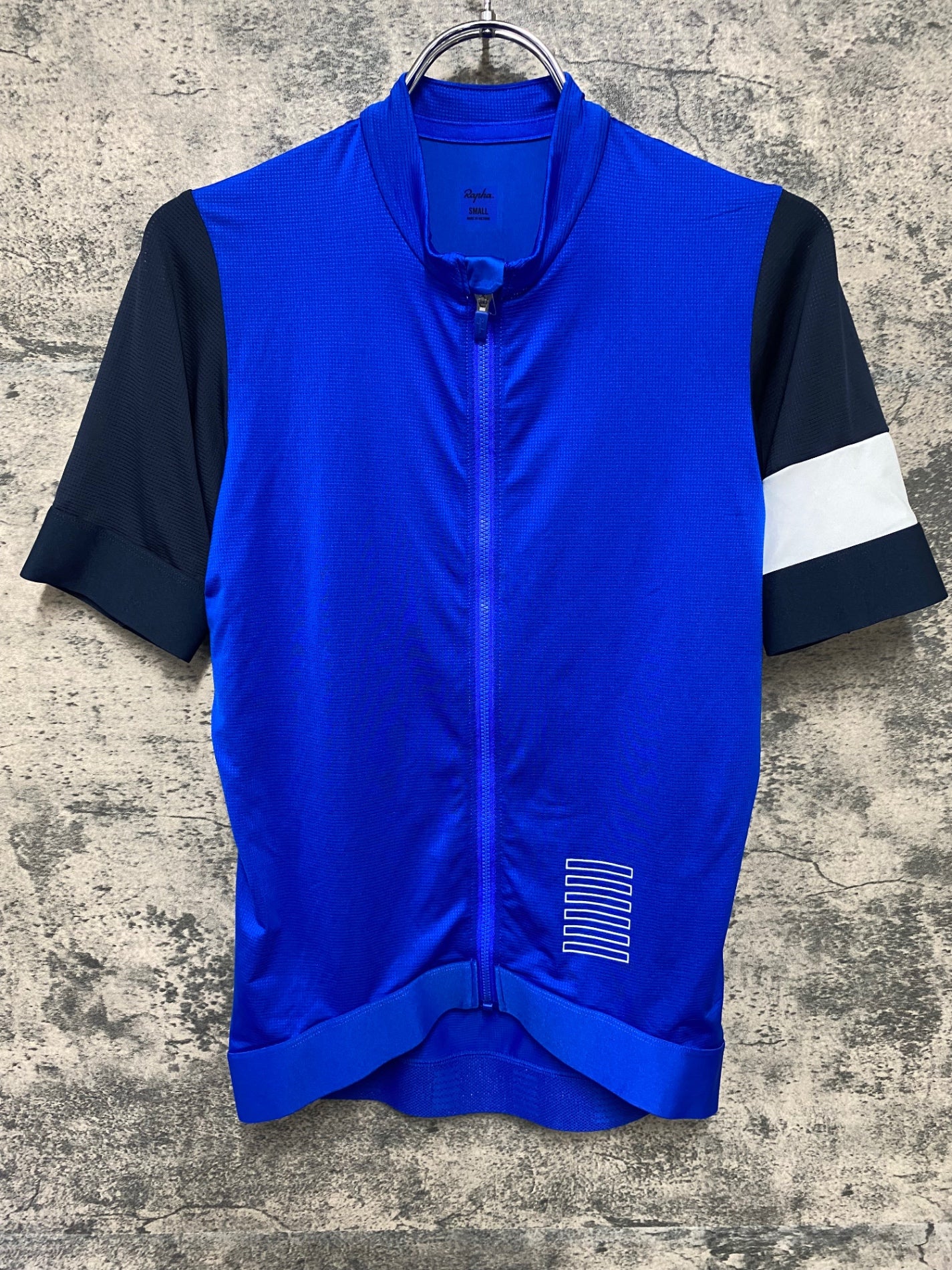 IW266 ラファ Rapha PRO TEAM TRAINING JERSEY 半袖 サイクルジャージ S 青