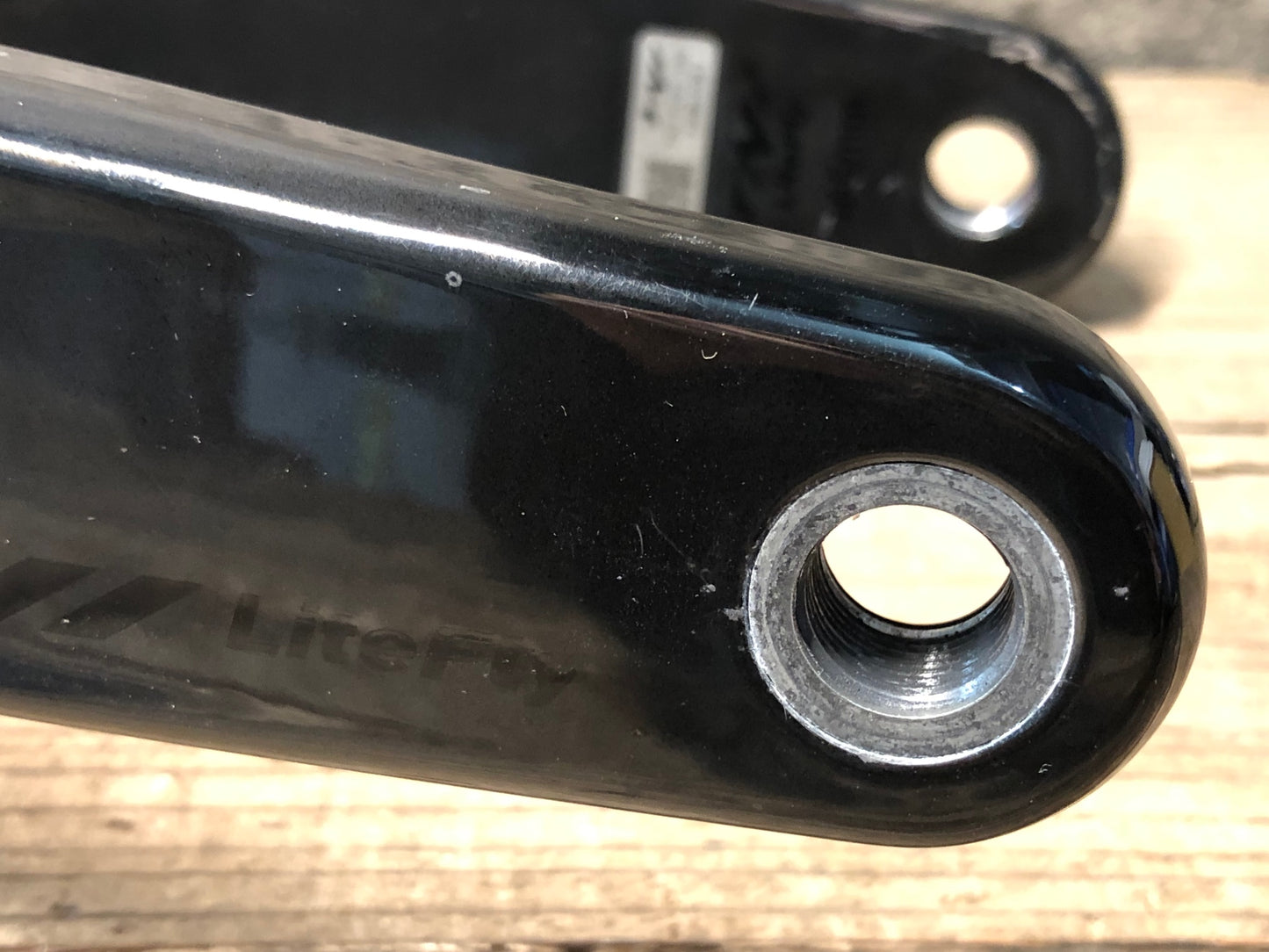 IZ234 TNi LiteFly Carbon Crunk クランクアーム 黒 165mm ROAD 29 AXLE