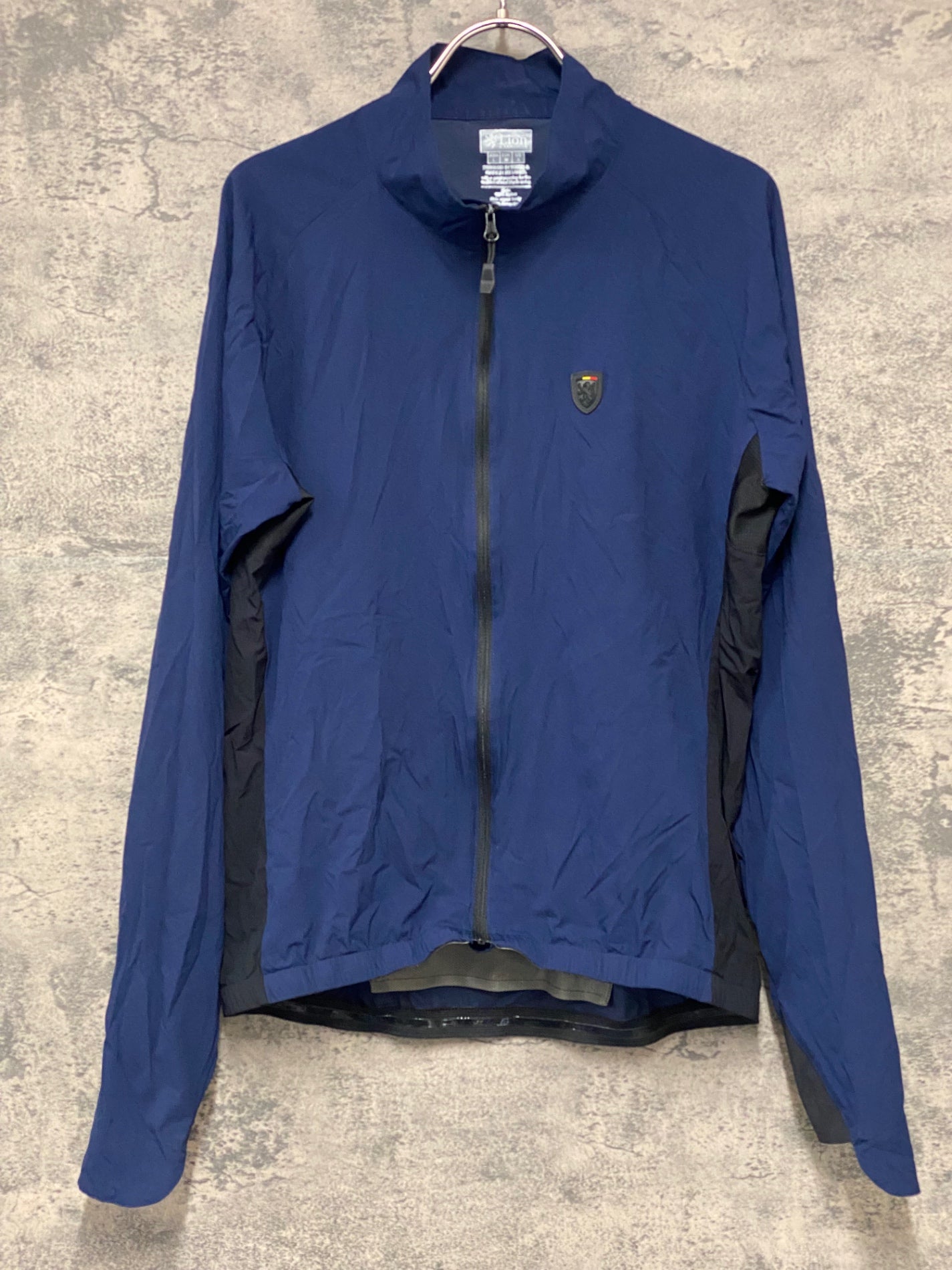 JB436 リオンドカペルミュール Lion de KAPELMUUR ウィンドブレーカー Lサイズ 藍色