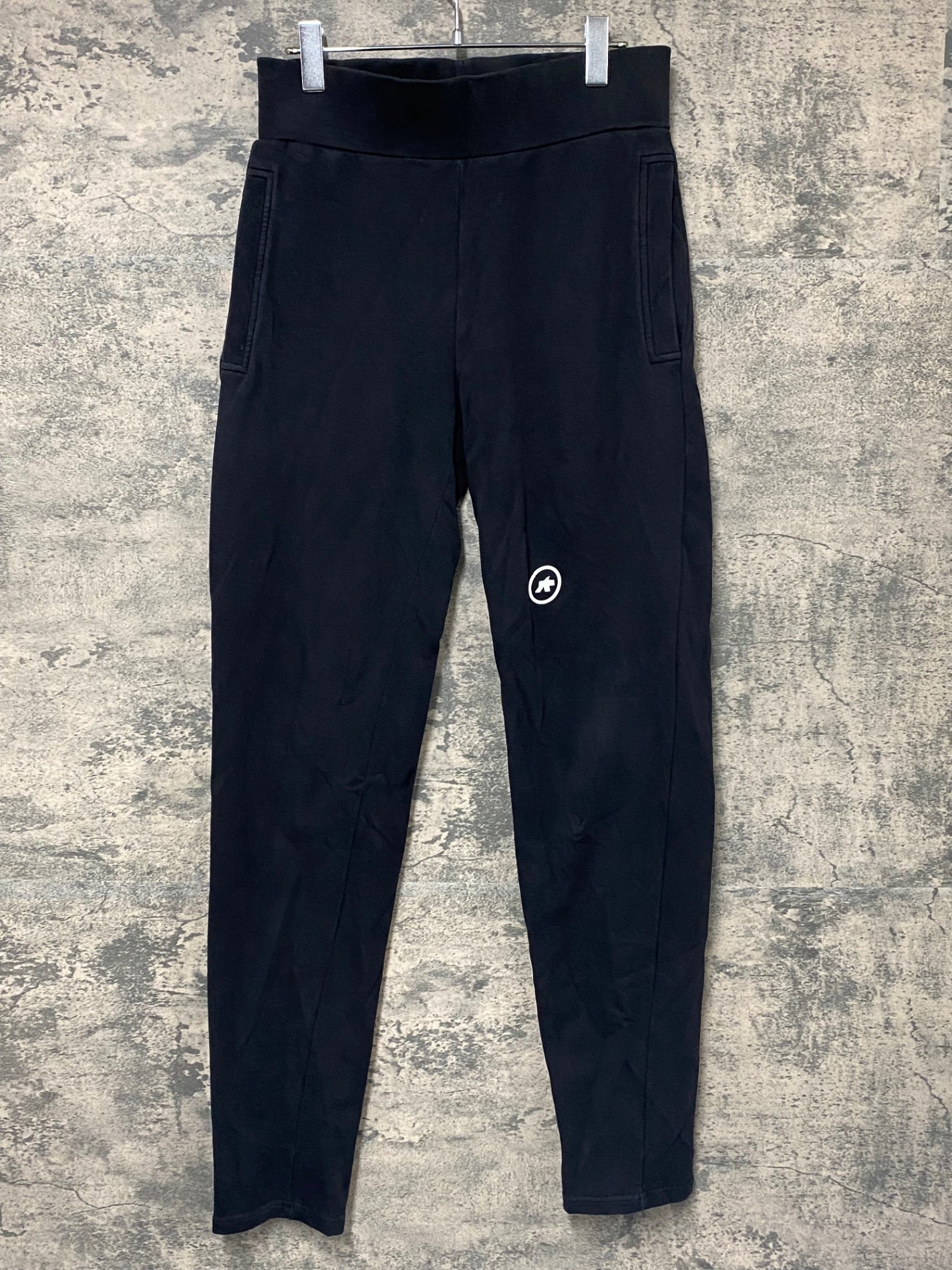 IW479 アソス Assos SIGNATURE FELPA PANTS SUISSE スウェットパンツ 黒 S 裏起毛