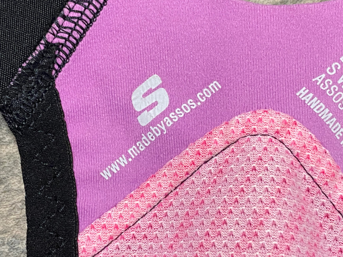 IZ197 アソス assos WYNDY WILLA ビブショーツ 黒ピンク S