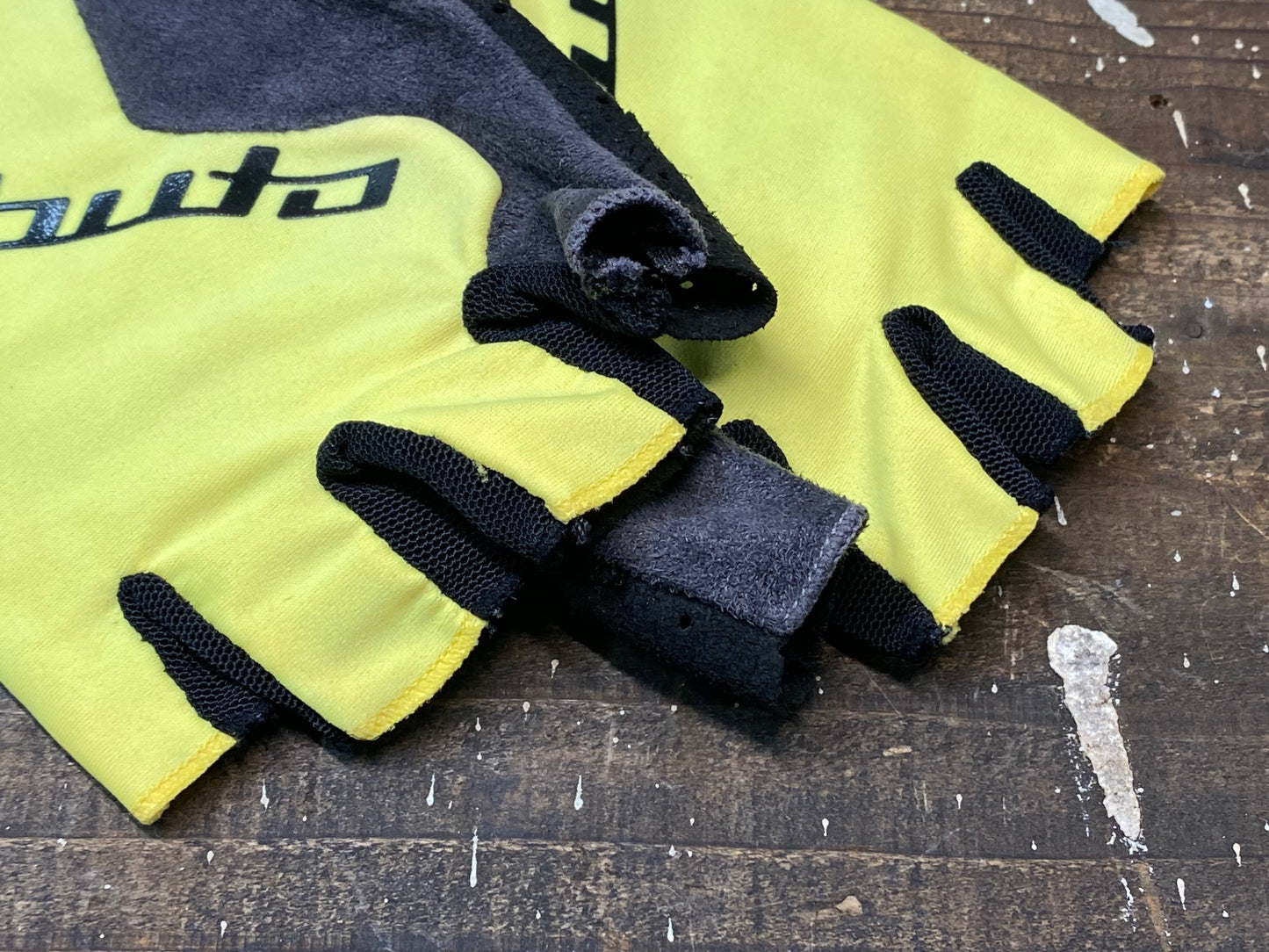 IN992 カブト OGK kabuto 指切 サイクルグローブ 黄 M