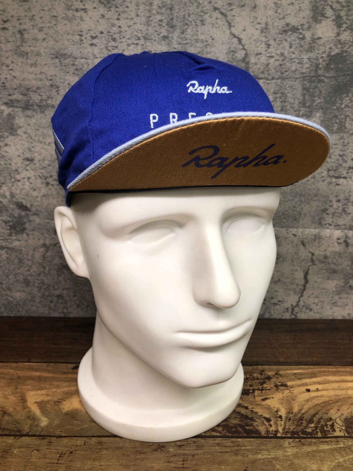 IT266 ラファ Rapha サイクルキャップ 青 グレー フリーサイズ shimanami-jpn